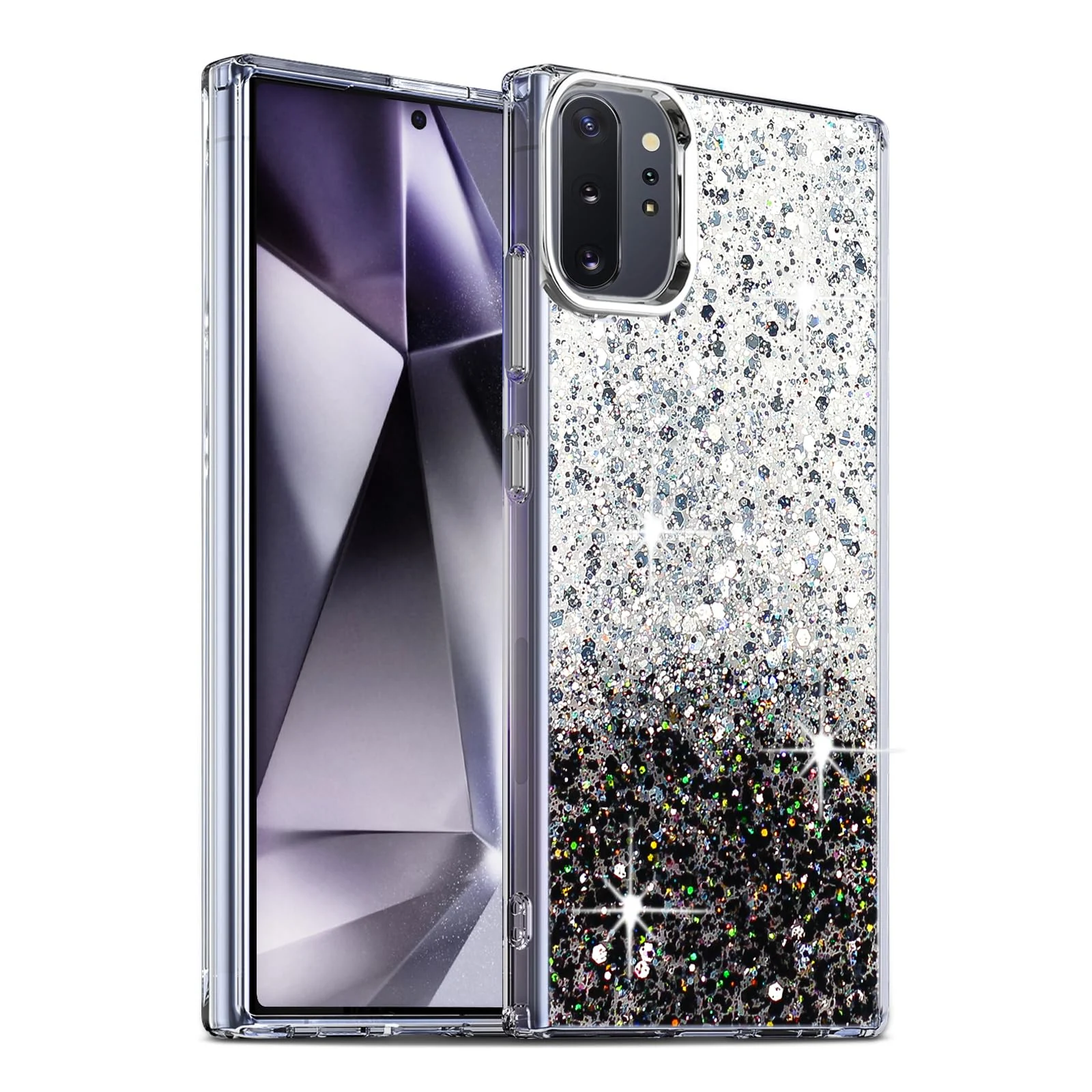 Samsung Galaxy Note 10+ Plus — DL3 Mobilak Glitter Protective Case for Samsung Galaxy Note 10 + Plus, Supports wireless charging, Camera protection, Shock-absorbing protection