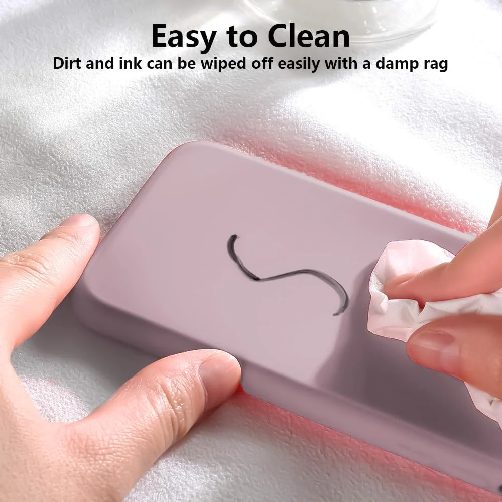 DL3 Mobilak Silicone Protective Case for Samsung Galaxy S21 Ultra 5G, Shock-absorbing protection, Scratch-resistant surface, Soft microfiber lining - Cashmere