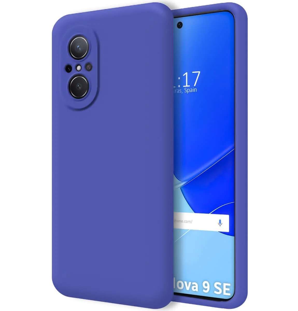 Dl3 Mobilak Huawei nova 9 SE Case,Soft Flexible Silicone Gel Rubber Bumper Cover,Slim Fit Full Body Shockproof Protective Phone Case (Light Purple)