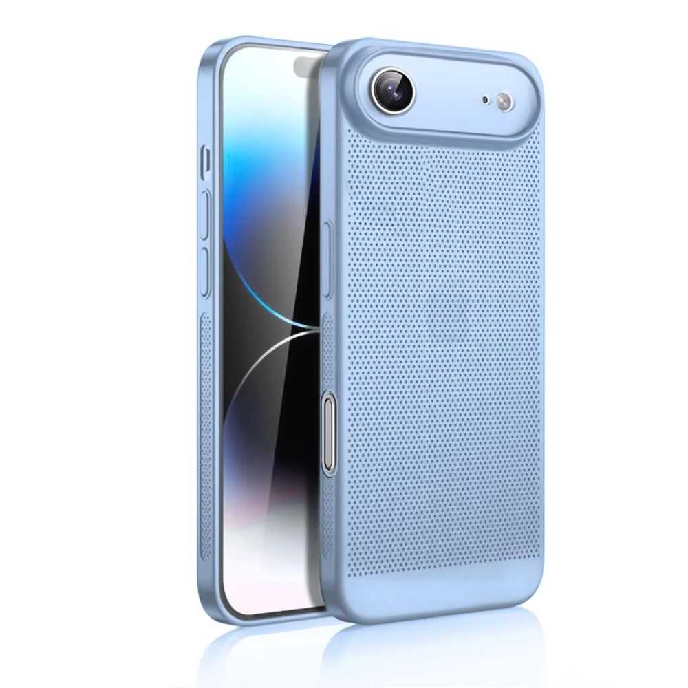 iPhone 17 Air Heat Dissipation Case with Built-in Camera Lens Protector — DL3 Mobilak Protective Phone Case for iPhone 17 Air, Supports wireless charging, Camera protection, Shock-absorbing protection