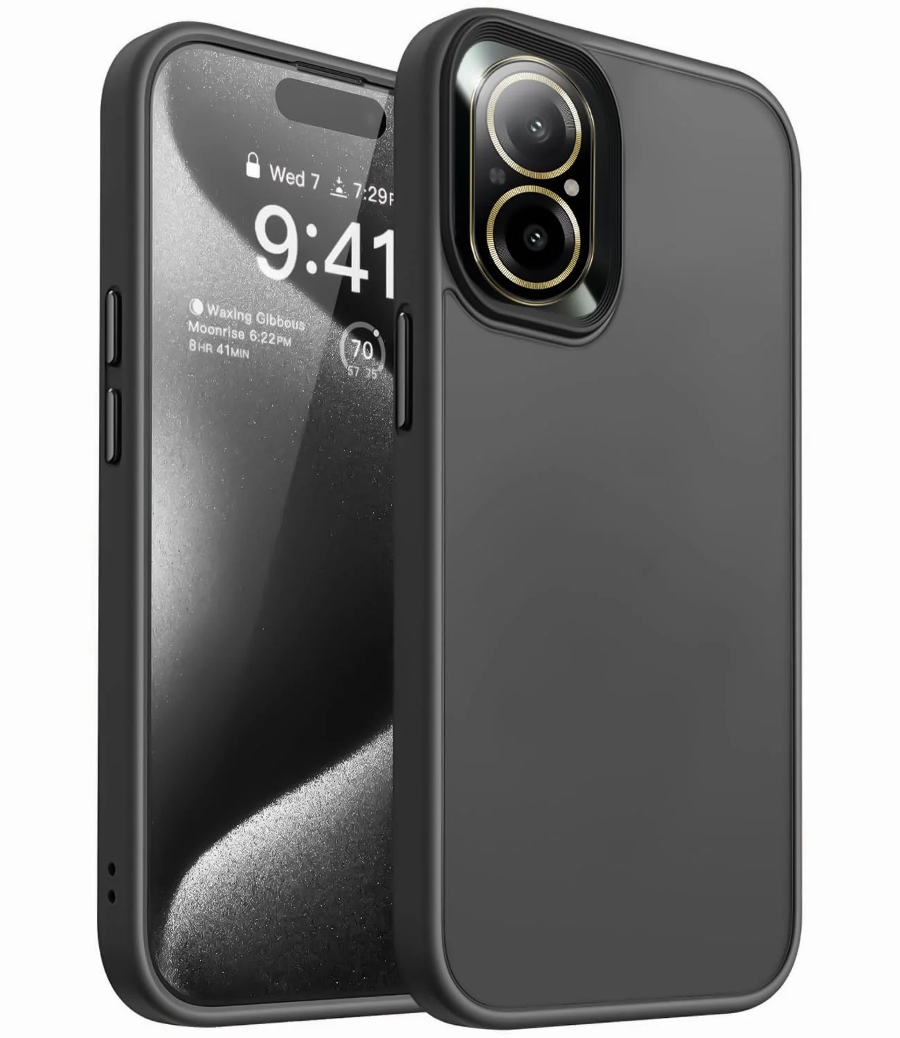 Dl3 Mobilak Matte Case for Oppo Realme C67 4G, Shockproof Drop Protection, Frosted Translucent Matte Back Phone Cover, Anti-Fingerprint (Desert Brown)