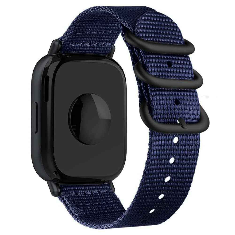 Alpine Loop Nylon Band Compatible with Xiaomi Redmi Watch 5 Active/Redmi Watch 5 Lite, 22MM G-Hook Metal Buckle Sports Watch Strap Men Women Replacement Strap (Sea Blue)
