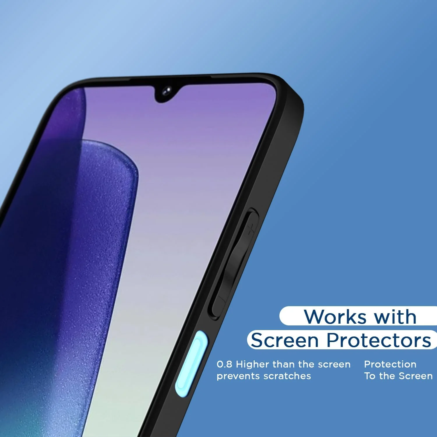 DL3 Mobilak Clear TPU Case for Xiaomi Redmi 14C 4G / Poco C75, Camera protection, Shock-absorbing protection, Scratch-resistant surface - Black