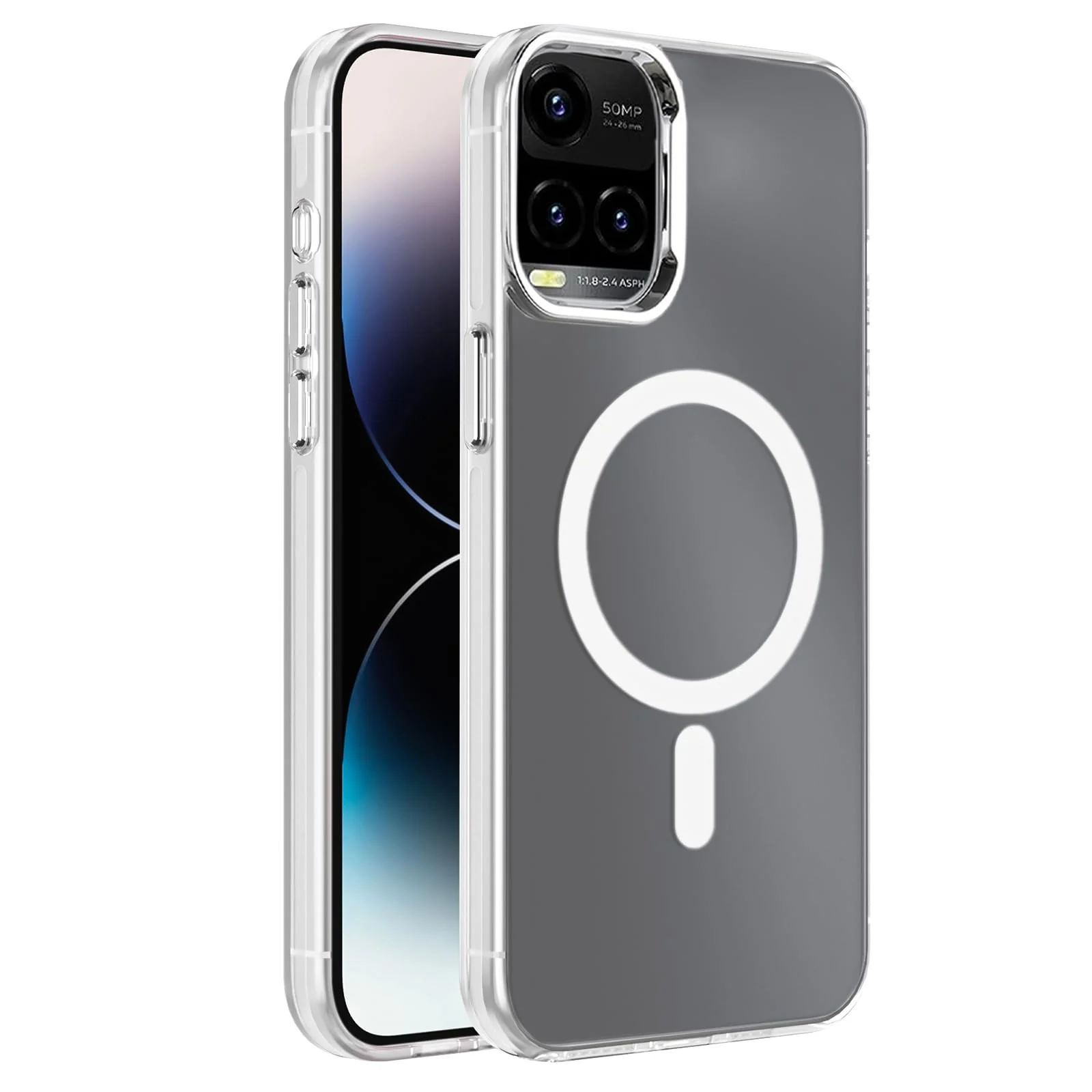 DL3 Mobilak Case For vivo Y33S 4G / vivo Y33 / vivo Y21S / vivo Y21 Case Crystal [Not Compatible with MagSafe] Soft TPU Gel Case Flexible Silicone Anti-Scratch TPU Cover - Clear