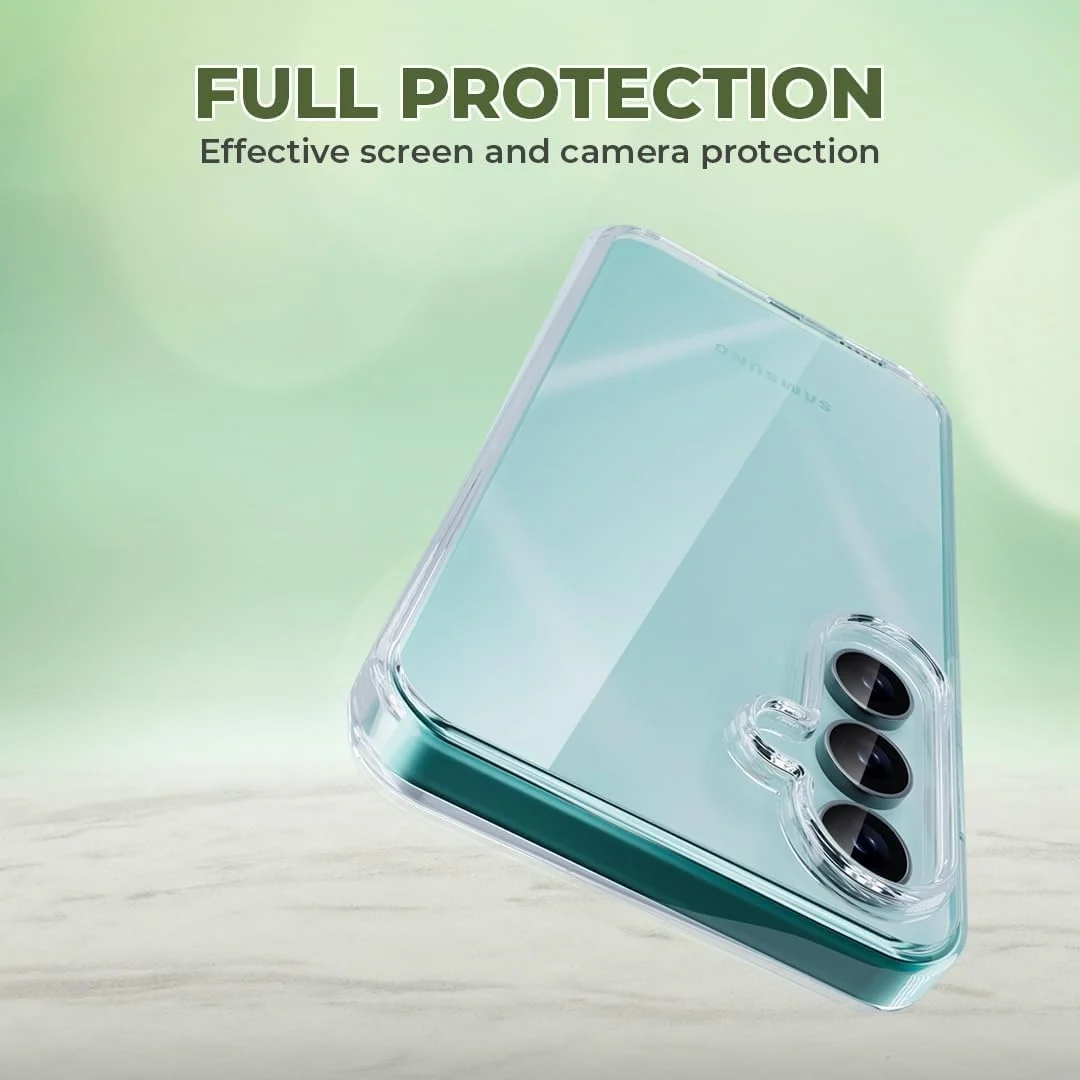 DL3 Mobilak Case Compatible with Samsung Galaxy A16 5G / 4G 6.5-Inch Case Crystal Soft TPU Gel Case Flexible Silicone Anti-Scratch TPU Cover - Clear