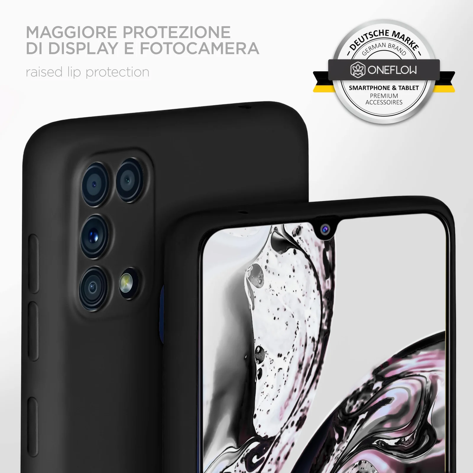 DL3 Mobilak Soft Silicone Protective Case for Samsung Galaxy M31 with Microfiber Lining and Shockproof Design - Black