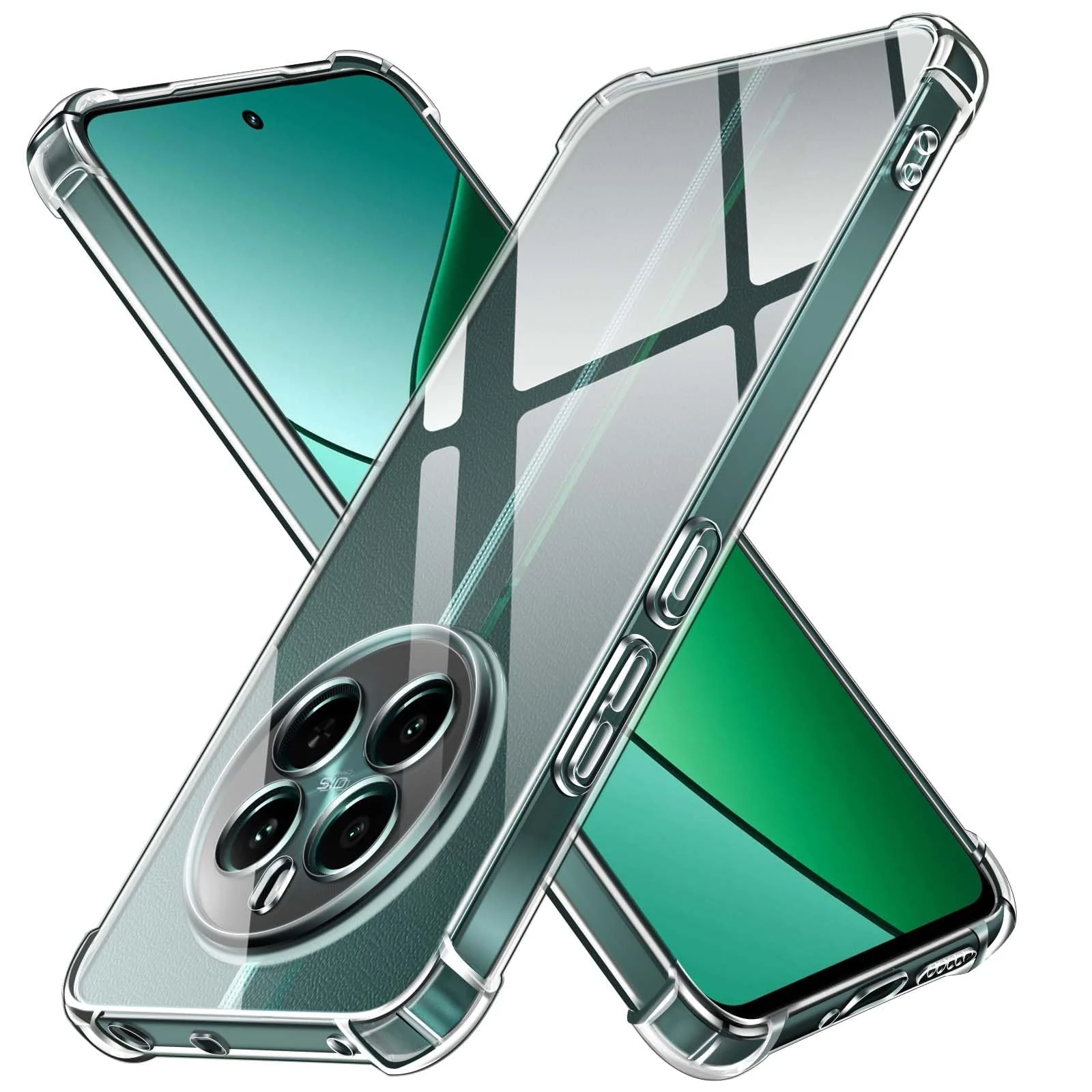 DL3 Mobilak Clear TPU Protective Case for realme 13 4G / realme 12 4G / realme 12 Plus 5G with Camera Protection and Shockproof Design - Clear