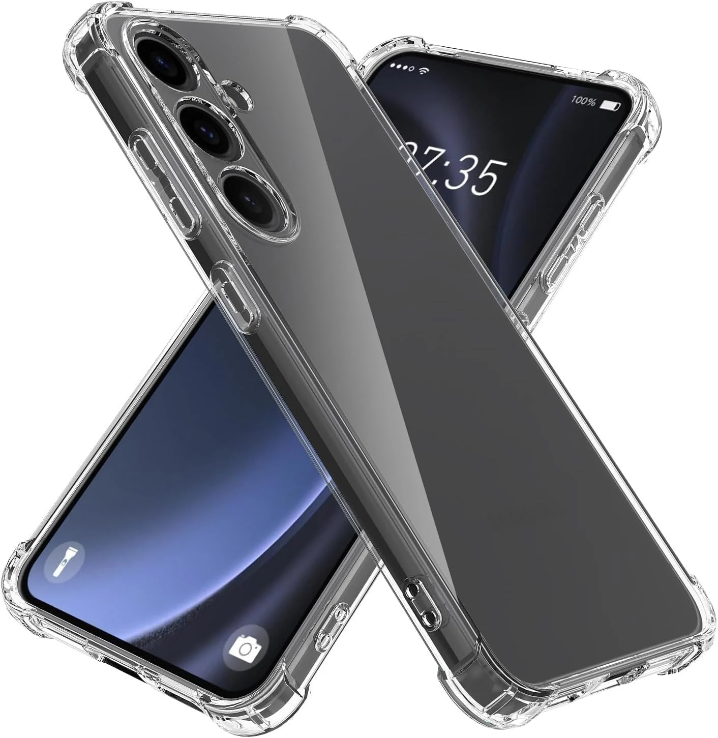 DL3 Mobilak Clear Protective Case for Samsung Galaxy S24 PLUS - Clear