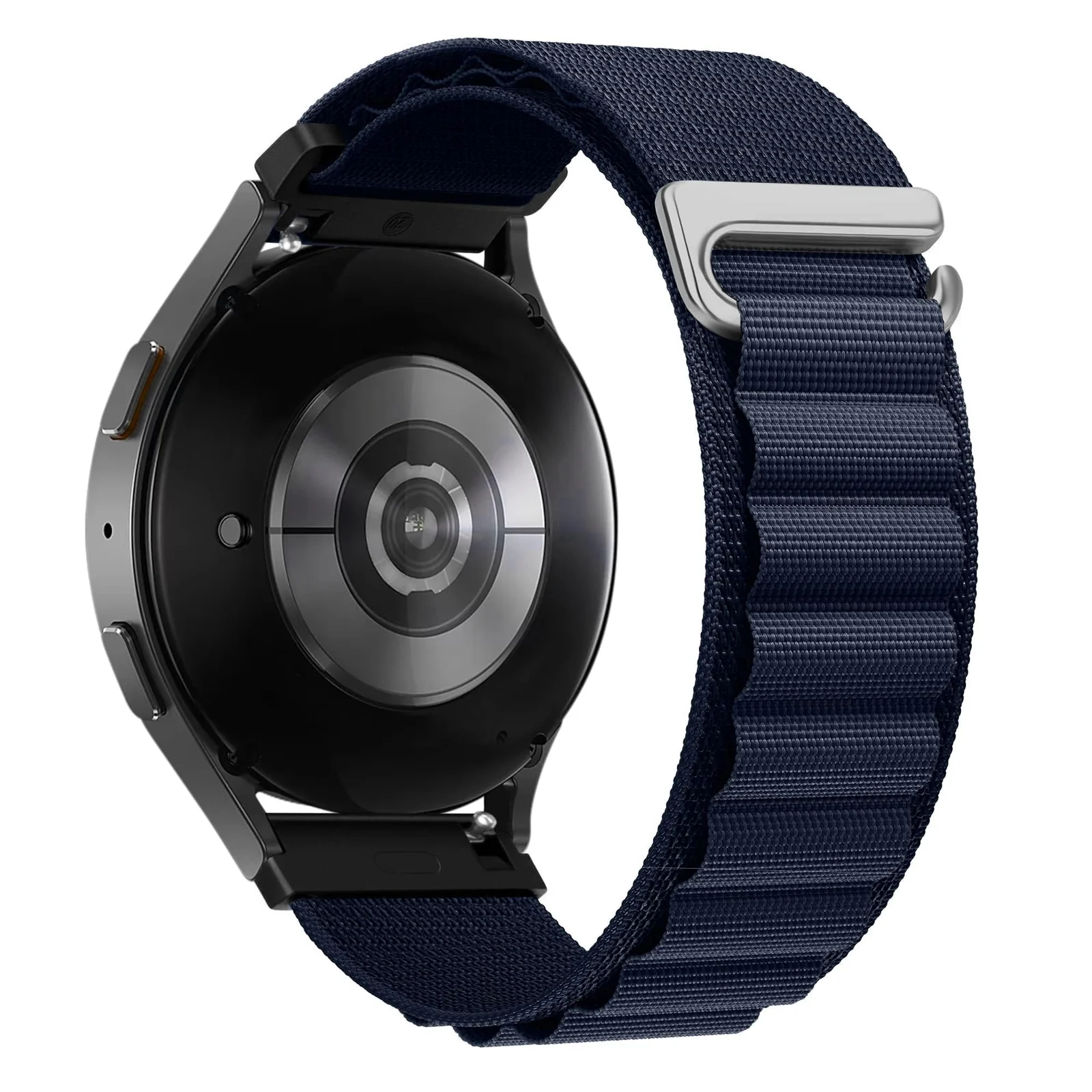 DL3 Mobilak Alpine Loop Bands Sport Nylon 20MM For Samsung Galaxy Watch 7 6 5 4 40mm 44mm/5 Pro 45mm/S2 classic/active 2 40mm 44mm/Amazfi GTS 2/2e/GTS 3/3 Pro/GTS 4/GTS 2 Mini/3 Mini/4 Mini/Bip 3 Pro - Midnight Blue