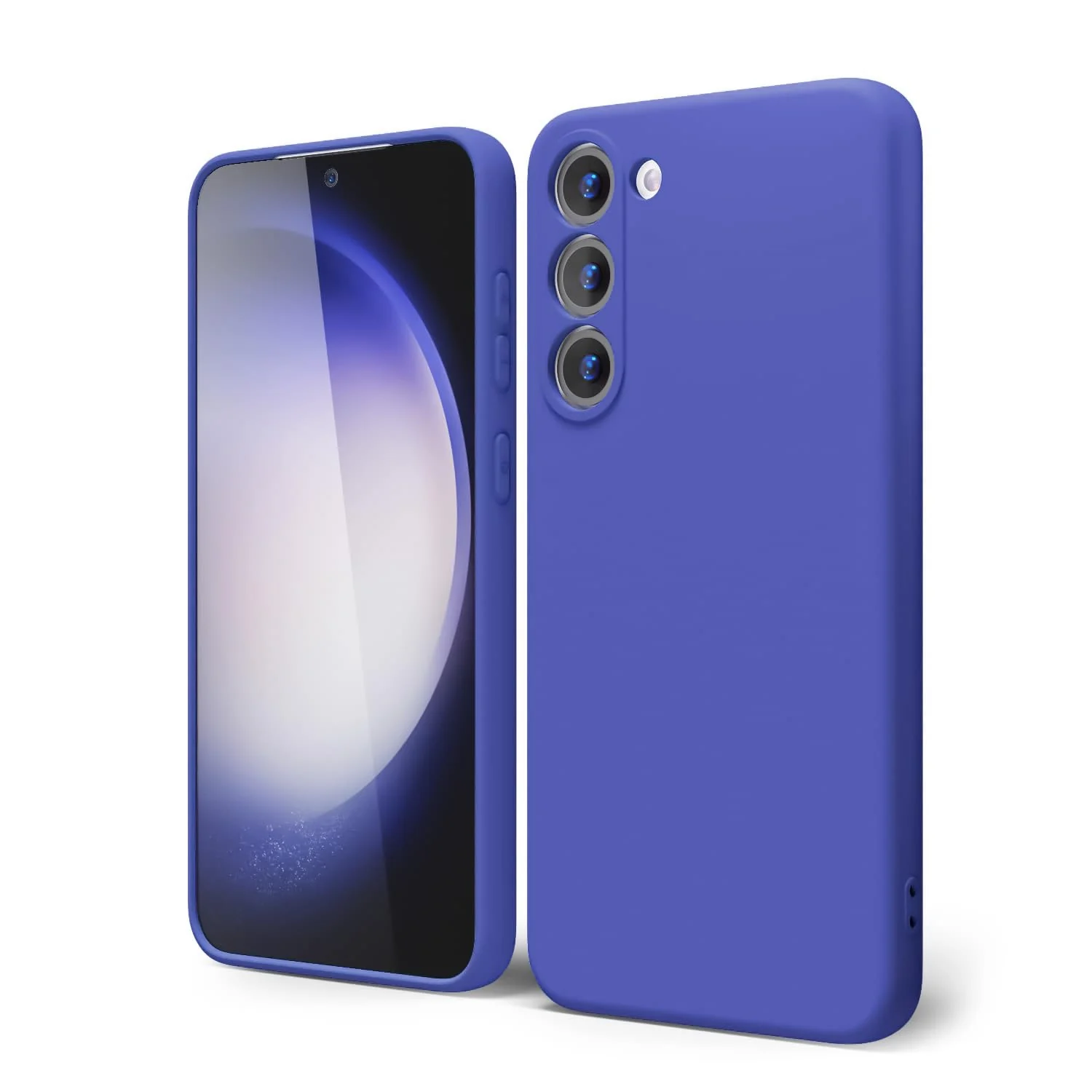 DL3 Mobilak Liquid Silicone Case for Samsung Galaxy Note 10, Shock-absorbing protection, Scratch-resistant surface, Soft microfiber lining - Light Blue