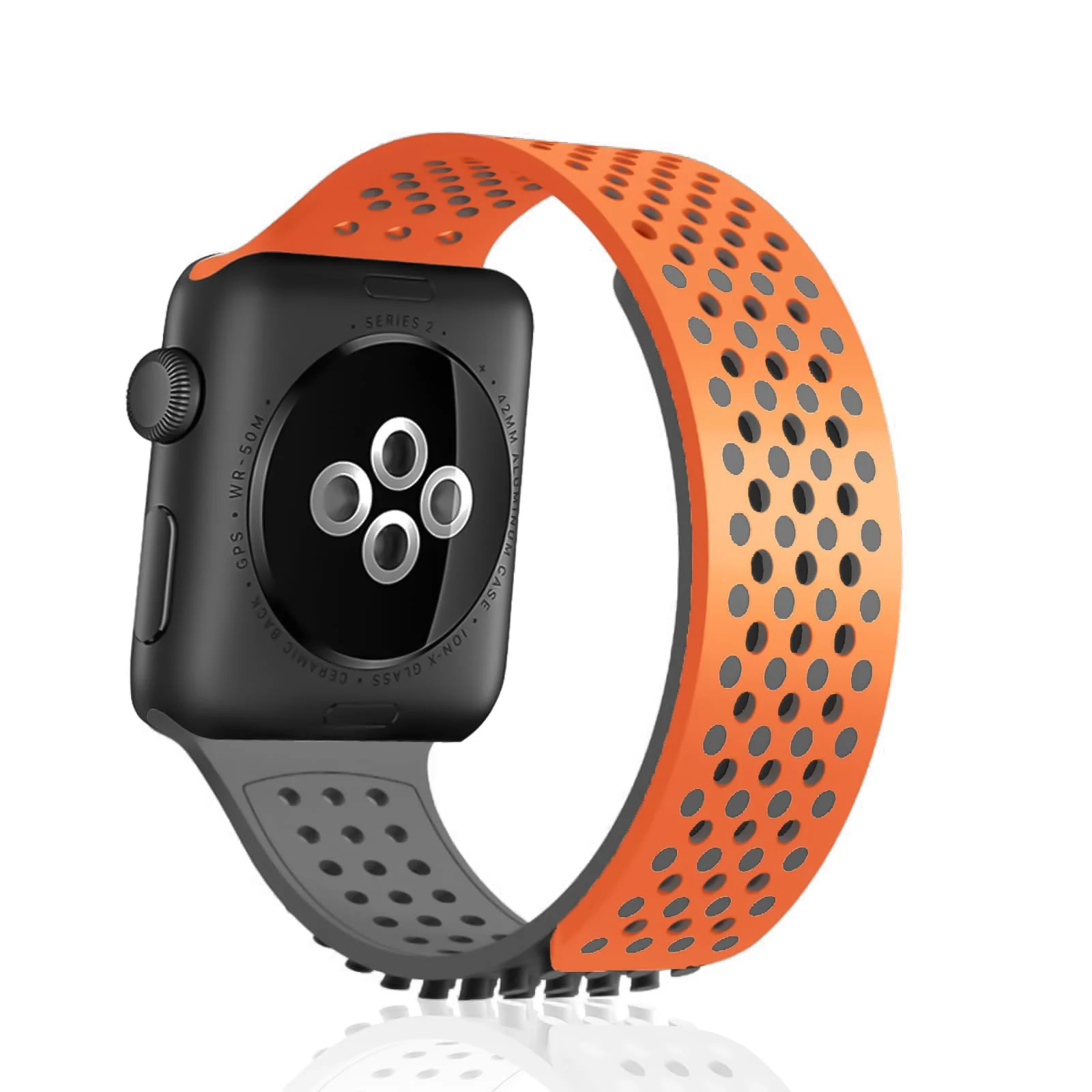 Dl3 Mobilak Soft Silicone Band For Apple Watch Ultra Bands 49MM 45MM 44MM 42MM,Sport Replacement Wristband No Clasps for iWatch Series 8 ultra 7 6 5 4 SE 3 2 Women Men,Waterproof Strap (White)