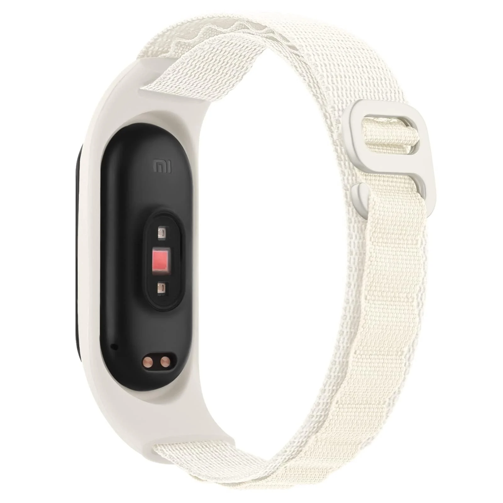 DL3 MOBILAK Alpine Loop Band for Xiaomi Mi Band 7/Mi Band 6/Mi Band 5/Mi Band 4/Mi Band 3,Women Men Nylon Sport Solo Loop Rugged Wristband with G‑Hook - Starlight