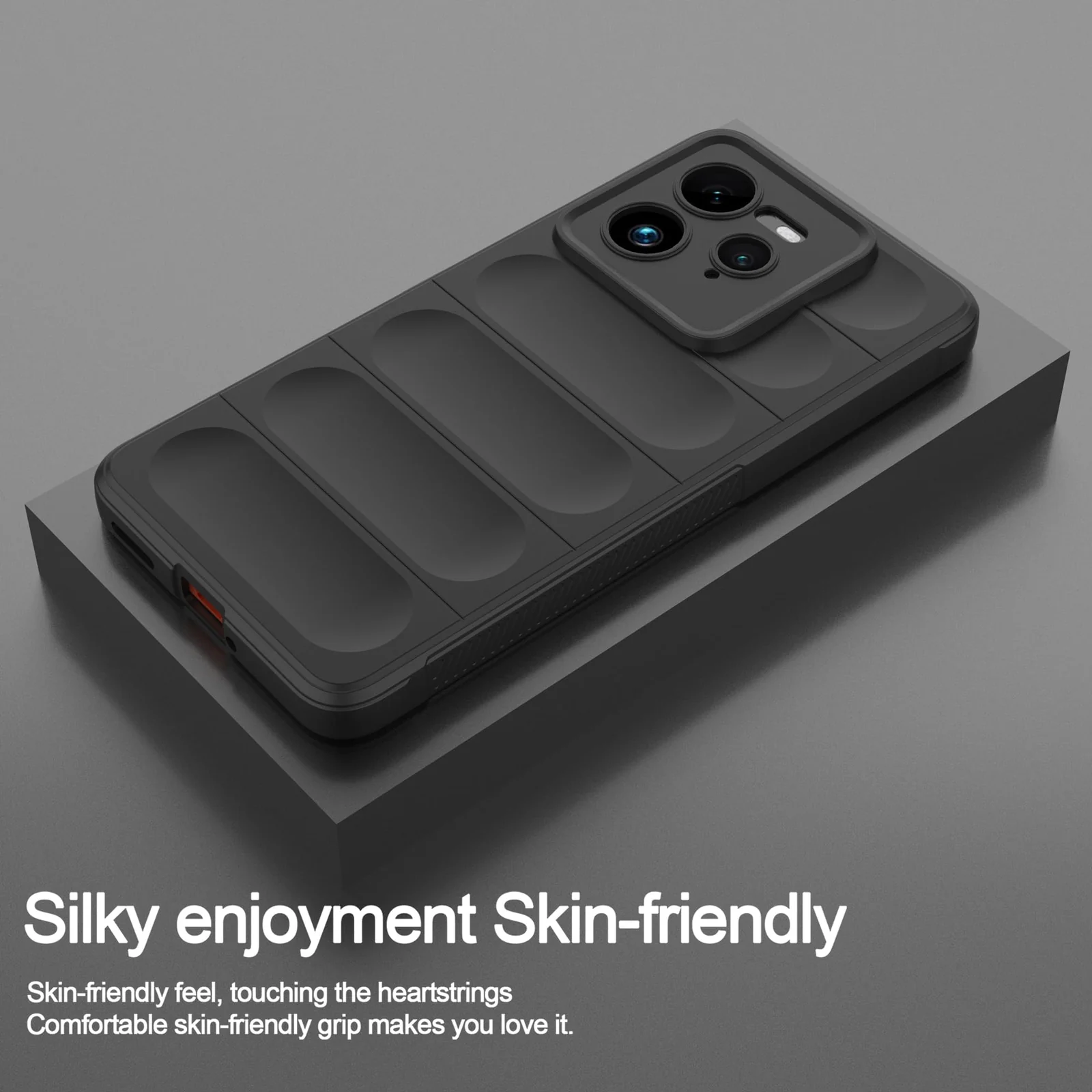 DL3 Mobilak Flexible Silicone and TPU Protective Case with Camera Protection for realme GT 7 Pro 5G - Black