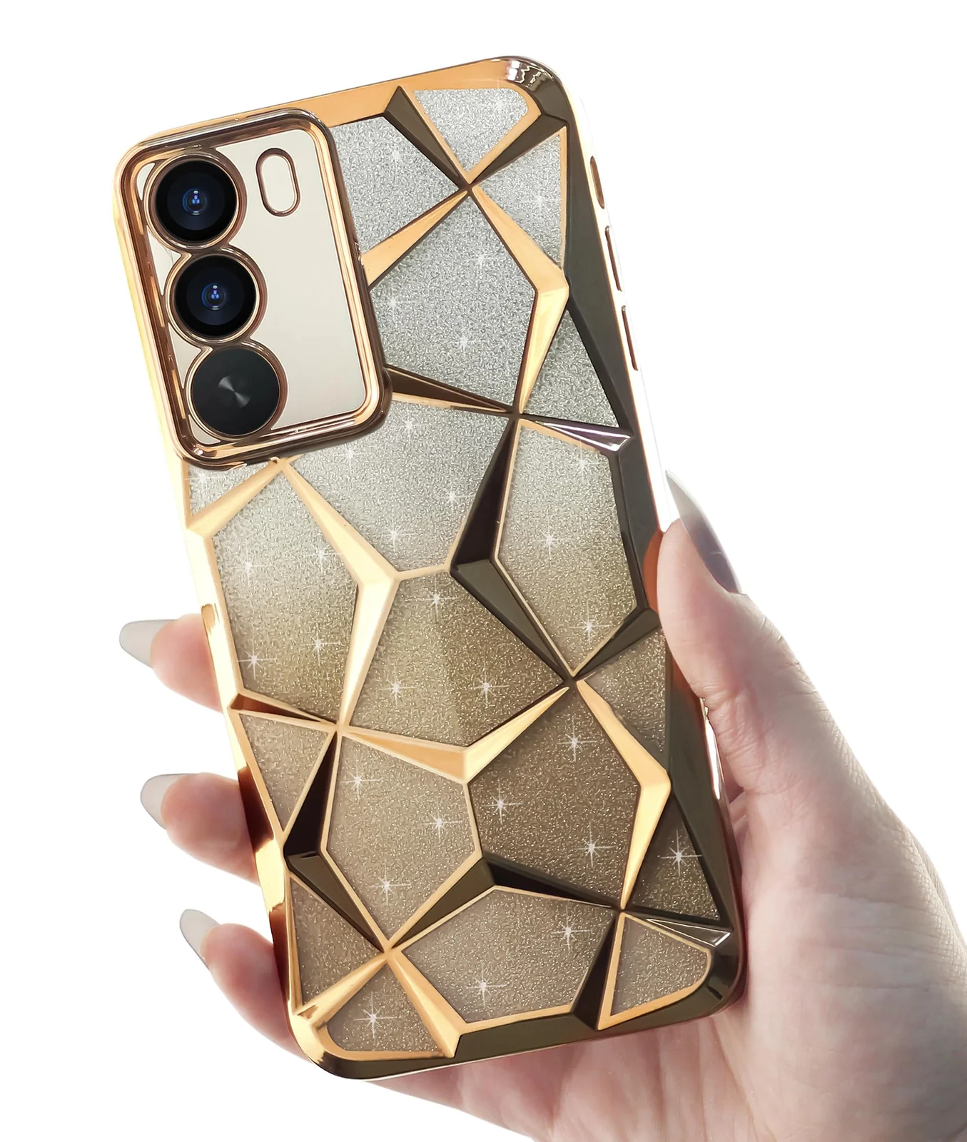 DL3 MOBILAK Gradient Glitter TPU Phone Case for Realme C71
