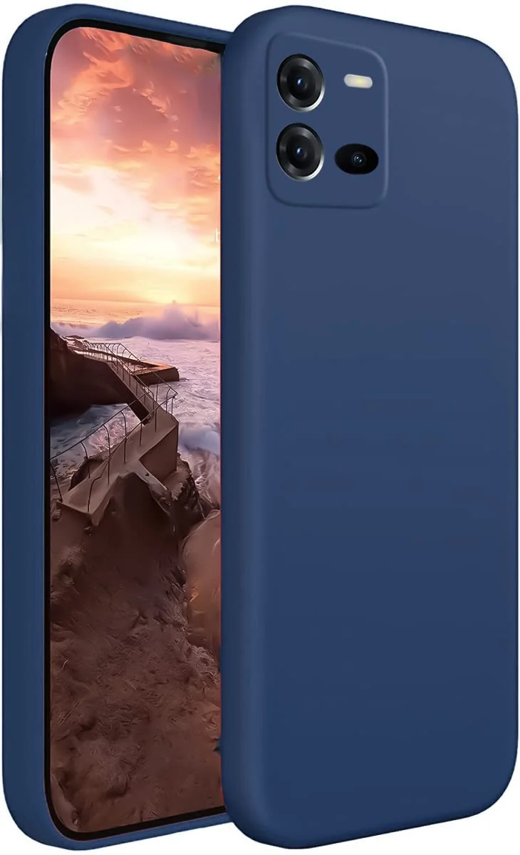 Dl3 Mobilak vivo V25 5G Case,Soft Flexible Silicone Gel Rubber Bumper Cover,Slim Fit Full Body Shockproof Protective Phone Case (Laveder)