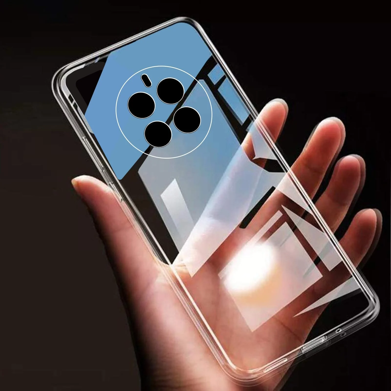 DL3 Mobilak Case Compatible with realme 13 4G/realme 12 4G/realme 12+ Plus 5G Case Crystal Soft TPU Gel Case Flexible Silicone Anti-Scratch Camera Protection TPU Cover - Clear