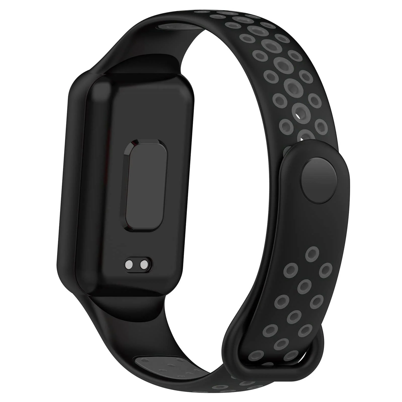 DL3 Mobilak Smart Watch Strap for Xiaomi Redmi Band 2, Sport Silicone Watch Band Wrist Strap, Replacement Bracelet Wristband Wrist Strap for Xiaomi Redmi Smart Band2 Accessories - Black Grey