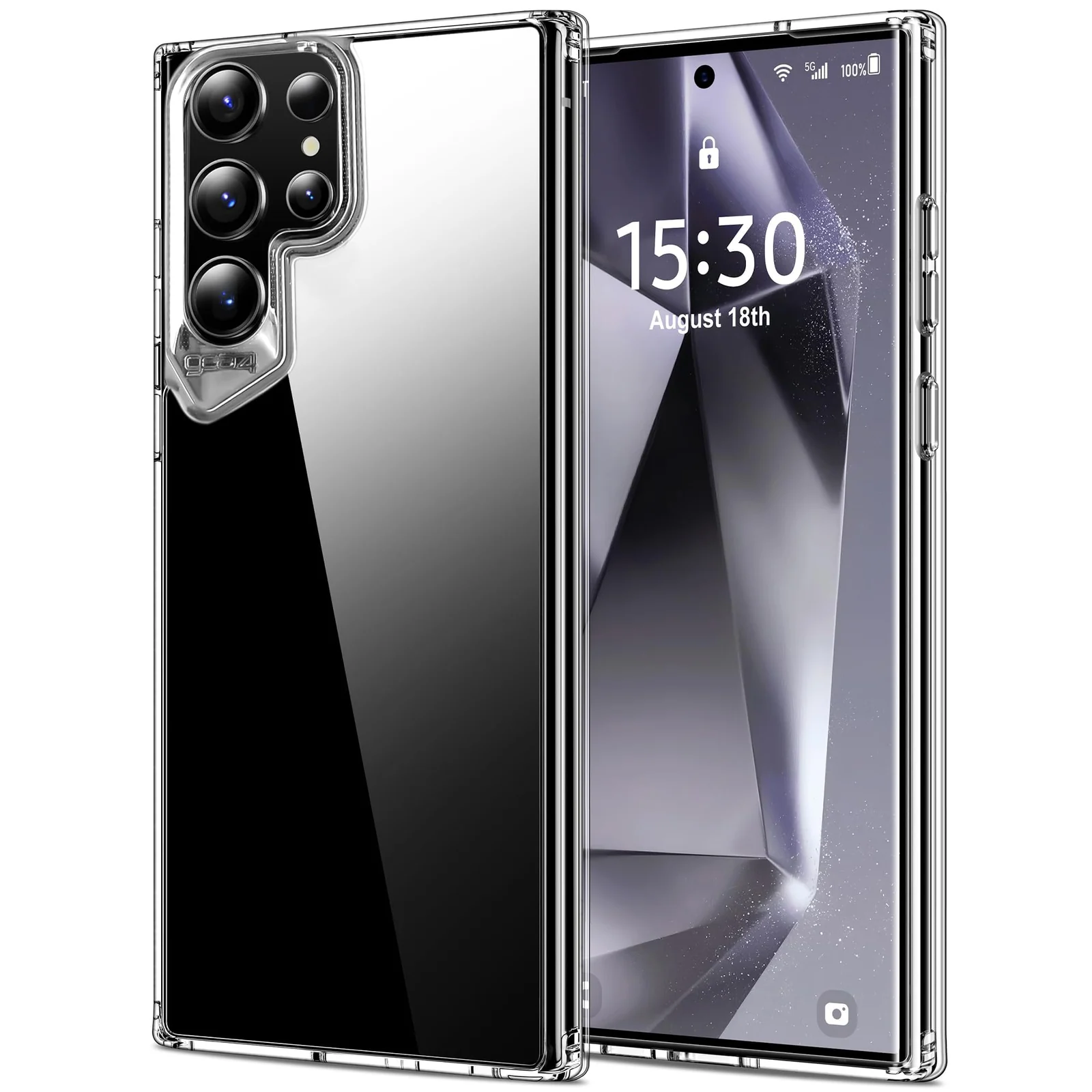 DL3 Mobilak for Samsung Galaxy S22 Ultra Case Transparent, Heavy Duty Durable 3-Layer [Not Yellowing][Military Grade Drop Protection] Shockproof/DropProof Protective Cover - Clear