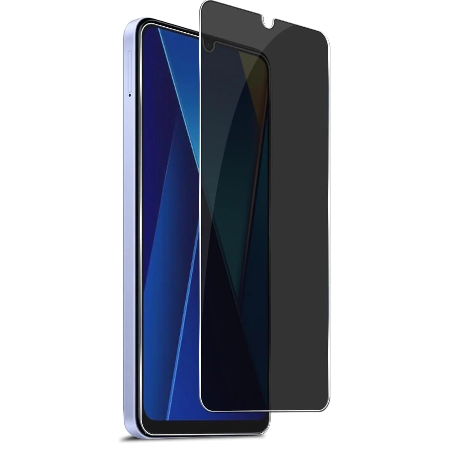 DL3 Mobilak Privacy Full Glass Screen Protector For Xiaomi Redmi 13C / Poco C65 - Black