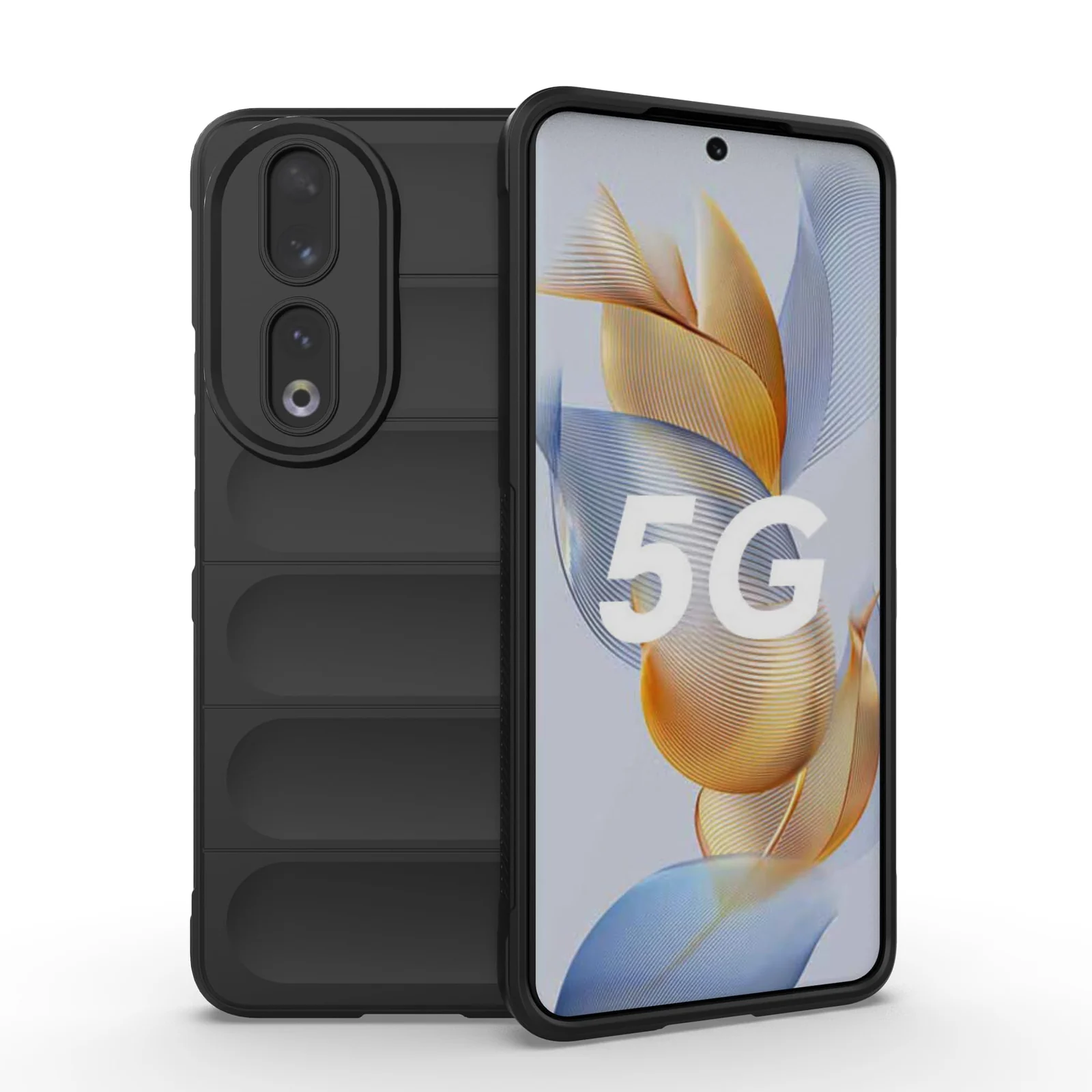 DL3 Mobilak Rugged Protective Case for Honor 90 5G, Camera protection, Shock-absorbing protection, Non-slip grip - Black