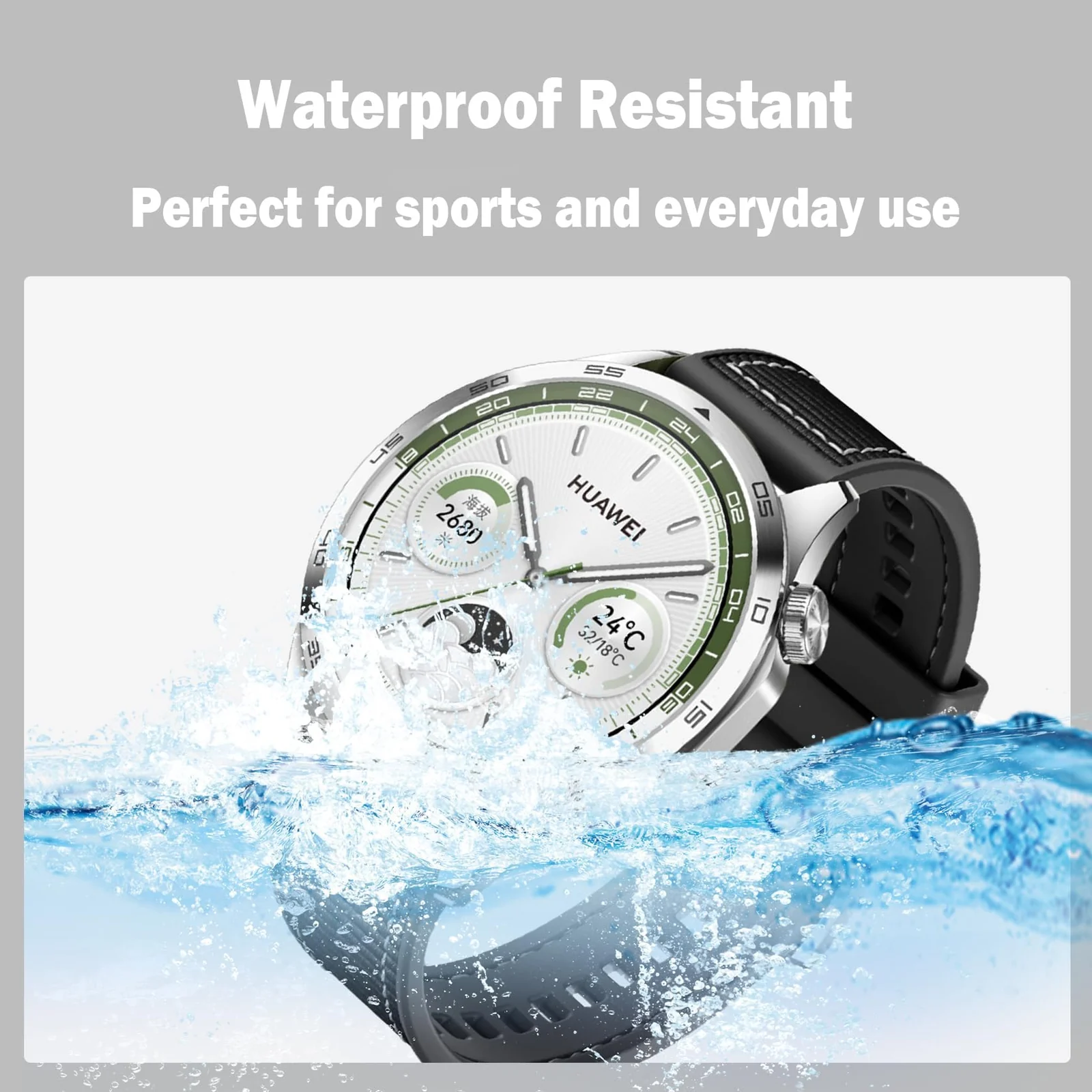 DL3 Mobilak 22mm Sport Band for Samsung Galaxy Watch 3 45mm/Watch 46mm/Gear S3/Huawei watch GT4 GT3 46MM/Huawei Watch 3/4/GT2E/GT2 Pro/GT GT2 46MM/Amaz fit GTR 4/3/3Pro/2/2e, Soft Silicone Nylon Wrist Strap - Beige