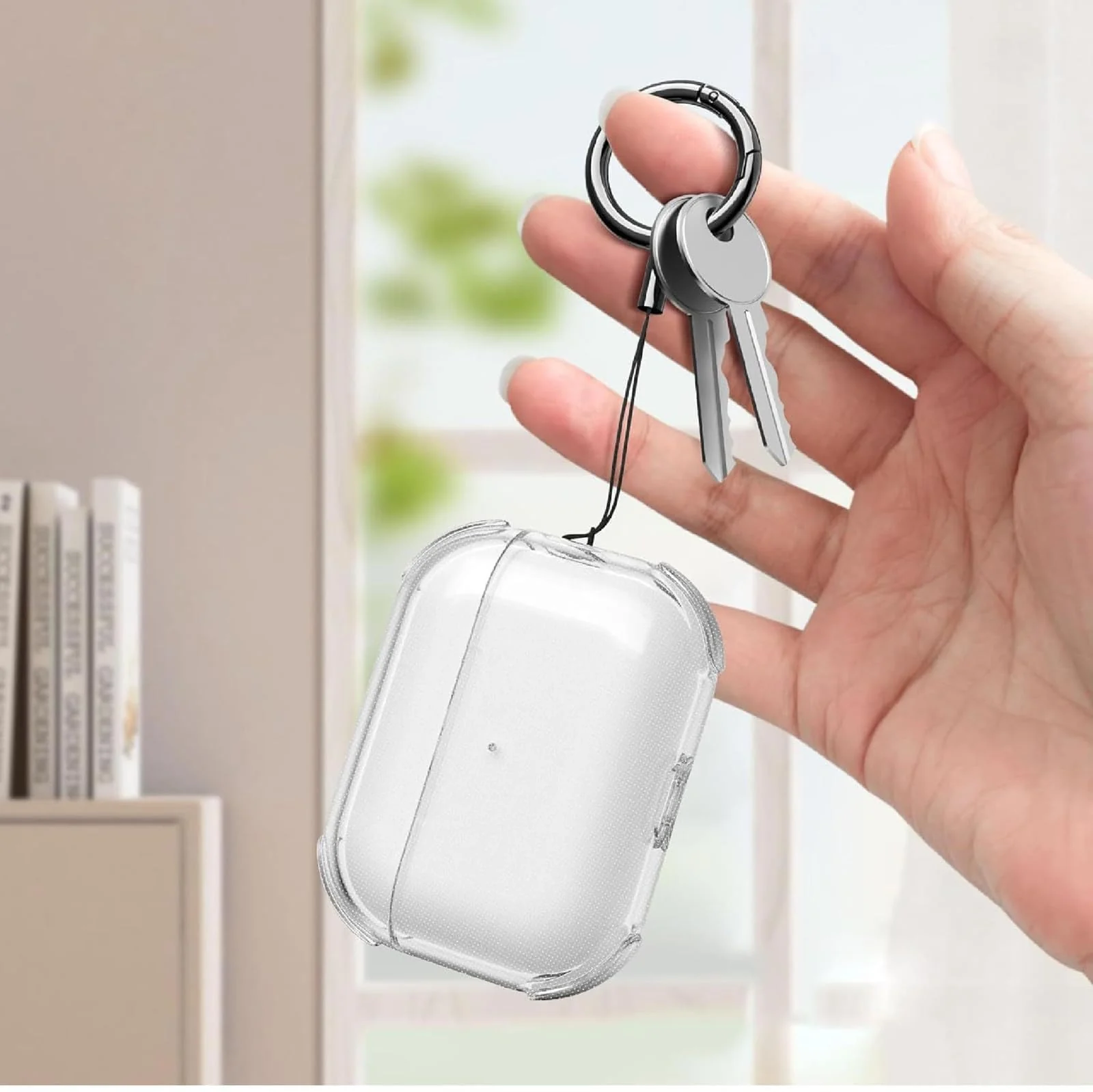 DL3 Mobilak AirPods Pro 3 (2025) Case, TPU Material, Case Cover for Apple AirPod Pro 3nd Generation, Full-Body Protection, Lightweight, Anti-Scratch, Shockproof, Dustproof, Anti-Lost - Clear