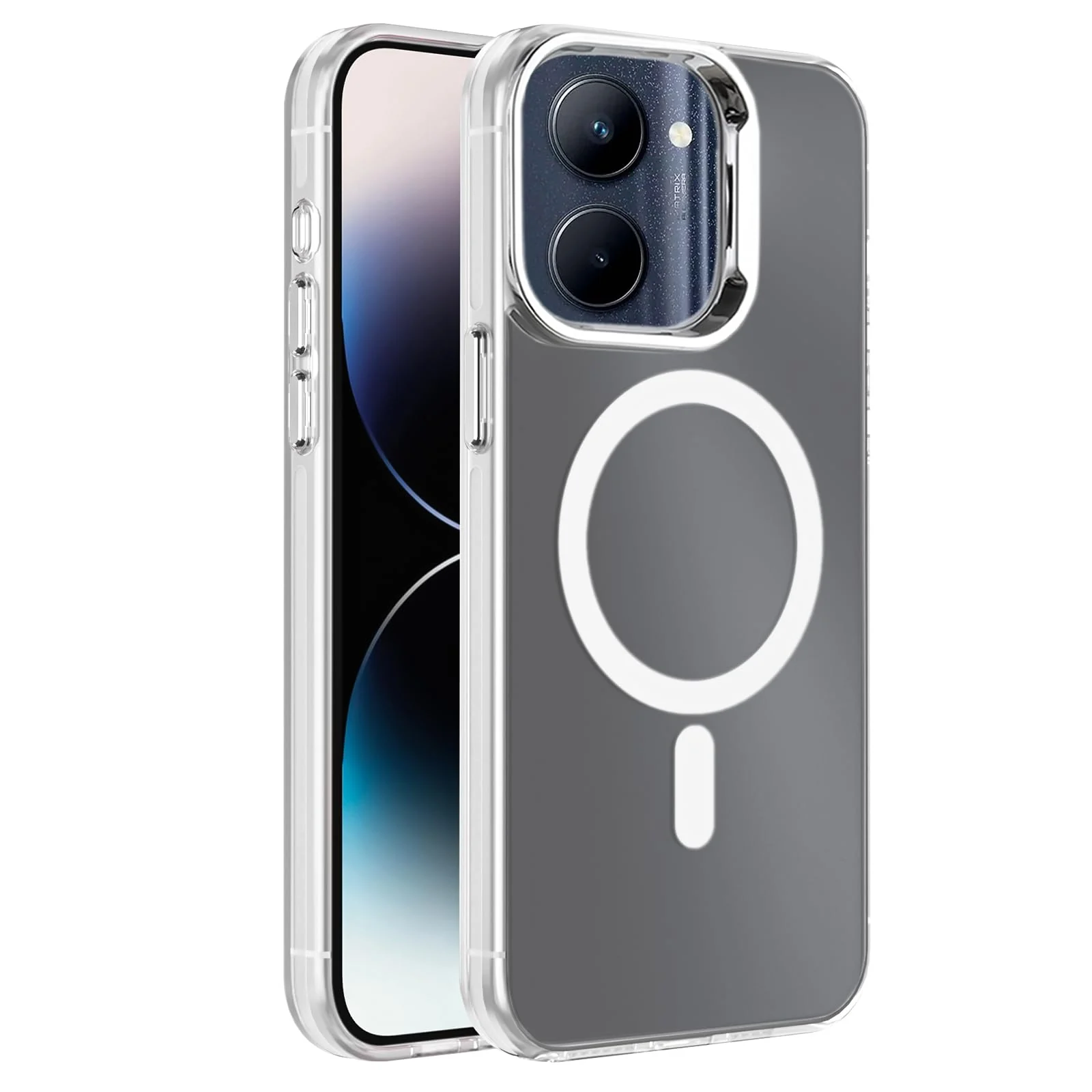DL3 Mobilak Case For realme C33/realme C30/C30S Case Crystal [Not Compatible with MagSafe] Soft TPU Gel Case Flexible Silicone Anti-Scratch TPU Cover - Clear