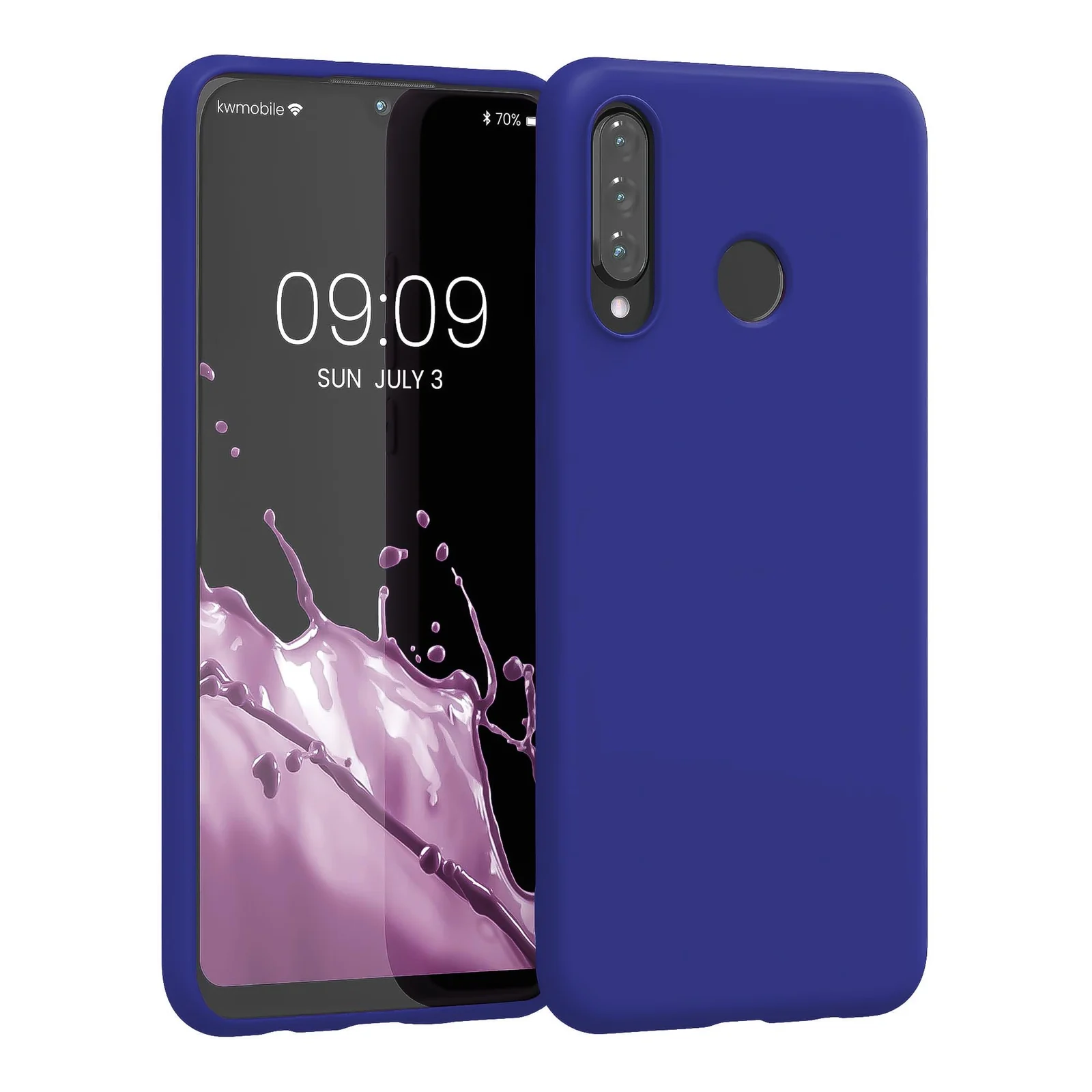 Dl3 Mobilak Huawei P30 Lite/Nova 4E Case,Soft Flexible Silicone Gel Rubber Bumper Cover,Full Body Shockproof Protective Phone Case (Lavender .1)