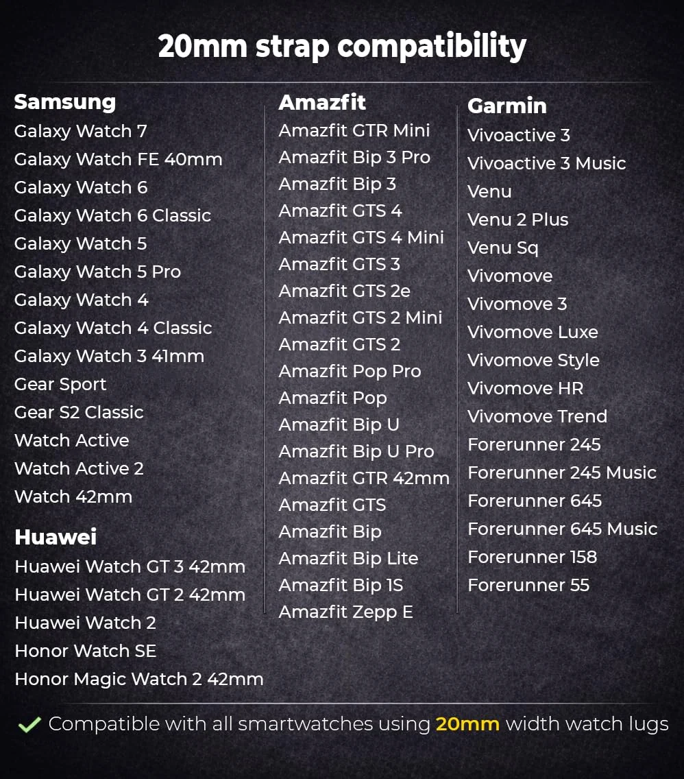 DL3 Mobilak 20mm Silicone Strap for Samsung Galaxy Watch 7/6/5/4 40mm 44mm/Watch 5 Pro 45mm/S2 classic/active 2 40mm 44mm, 20 mm Sport Replacement Band for Amazfi GTS 4/3/3 Pro/2/2e/GTS 2 Mini/4 Mini/Bip 3/3 Pro - Blue