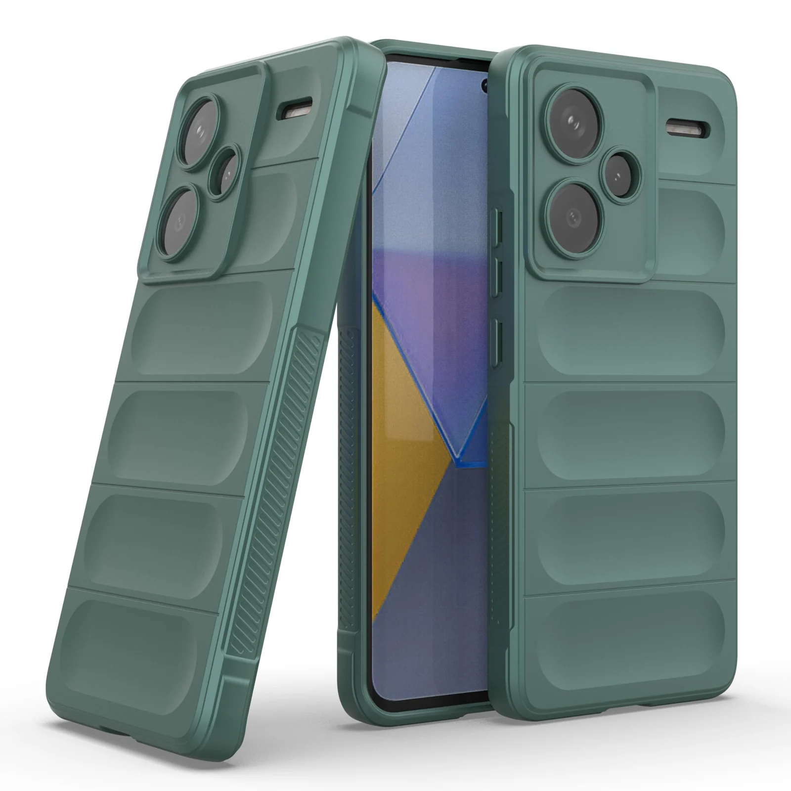 Xiaomi Redmi Note 13 Pro+ Plus 5G Heavy Duty — DL3 Mobilak Rugged Protective Case for Xiaomi Redmi Note 13 Pro + Plus 5G, Camera protection, Shock-absorbing protection, Non-slip grip