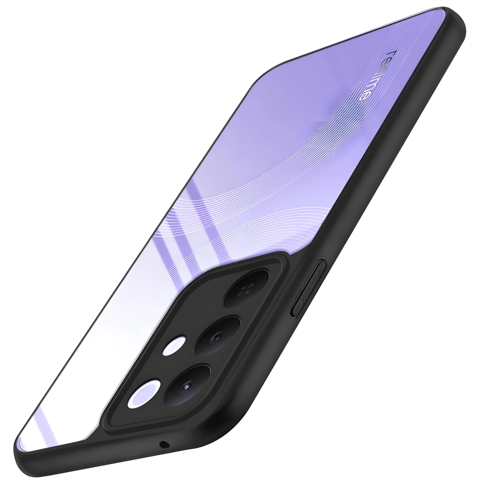 DL3 Mobilak Clear Protective Case for realme C85 Pro - Black