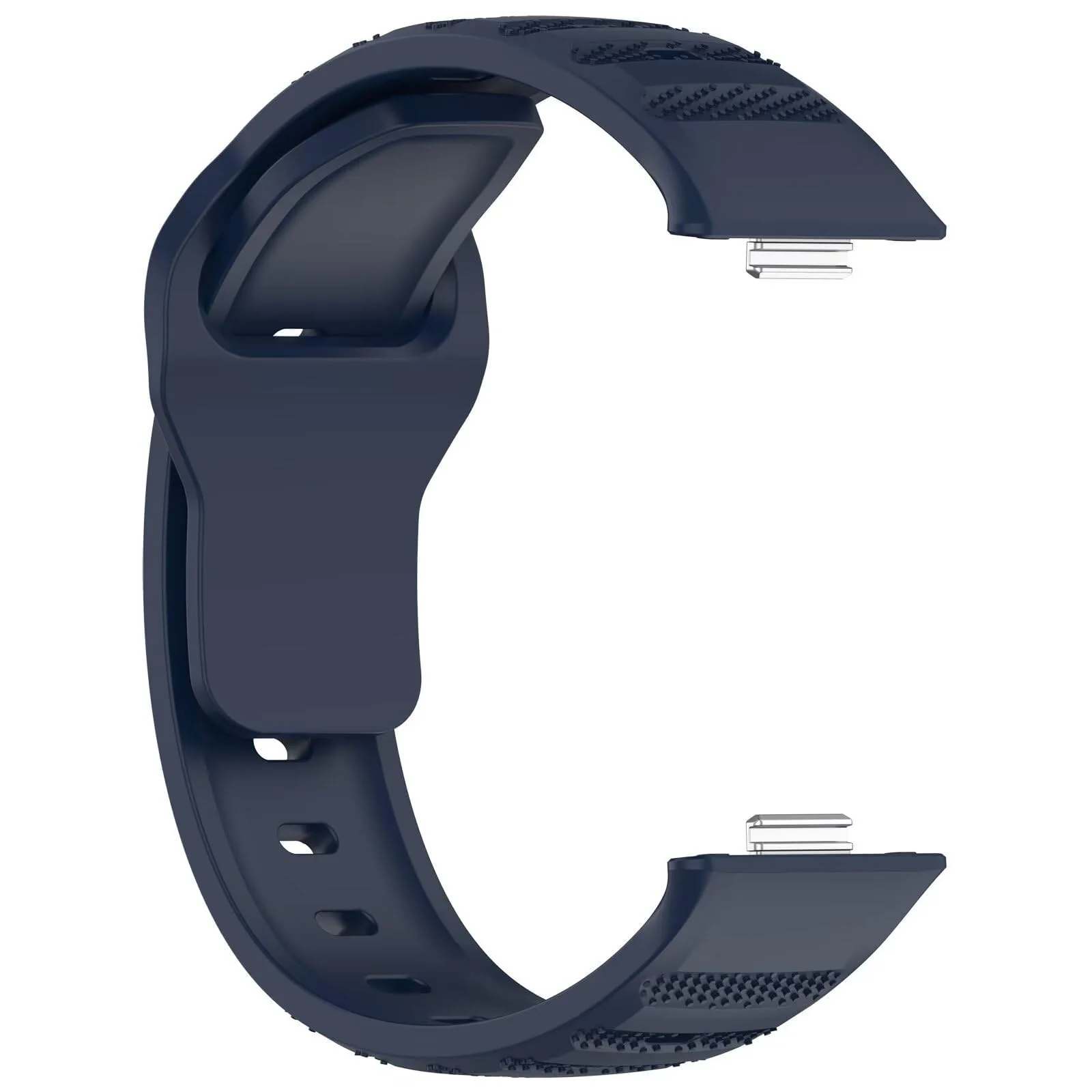 DL3 Mobilak Compatible with Huawei Watch Fit 3 / Fit 4 / Fit 4 Pro Breathable Silicone Sport Wristband, Soft Textured Design, Sweat-Resistant Quick Release Adjustable Watch Strap - Midnight Blue
