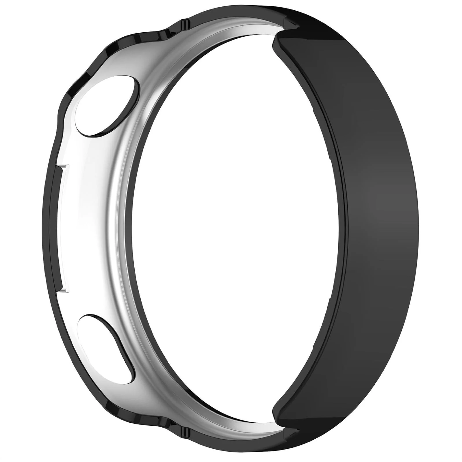 DL3 Mobilak Bling Case for Huawei Watch GT6 41MM, Slim Hard PC Frame Cover with Crystal Diamond Bumper Design (Without Screen Protector), Protective Case for Women and Girls for GT 6 41 mm - Black