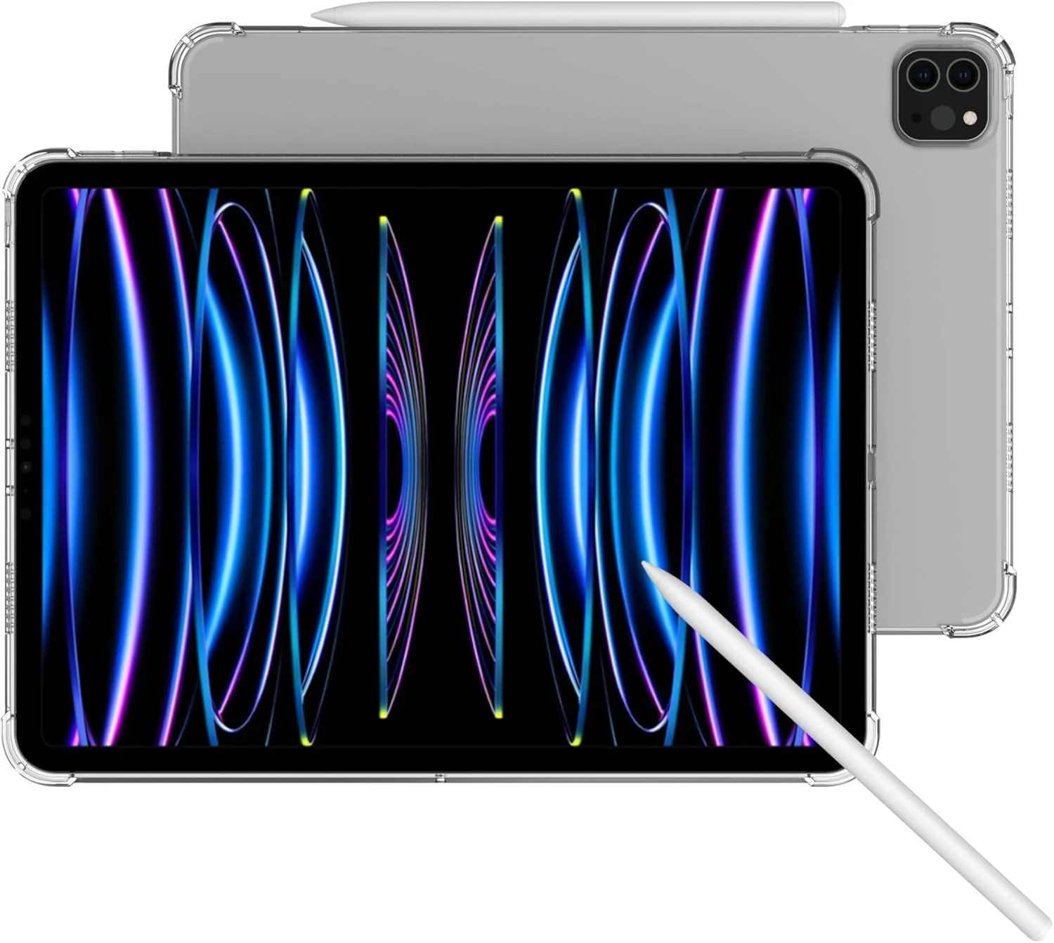 DL3 Mobilak Case For Huawei MatePad SE 11 inch 2024, Ultra Thin Silicone Shockproof Back Shell HD TPU Protective Cover - Clear