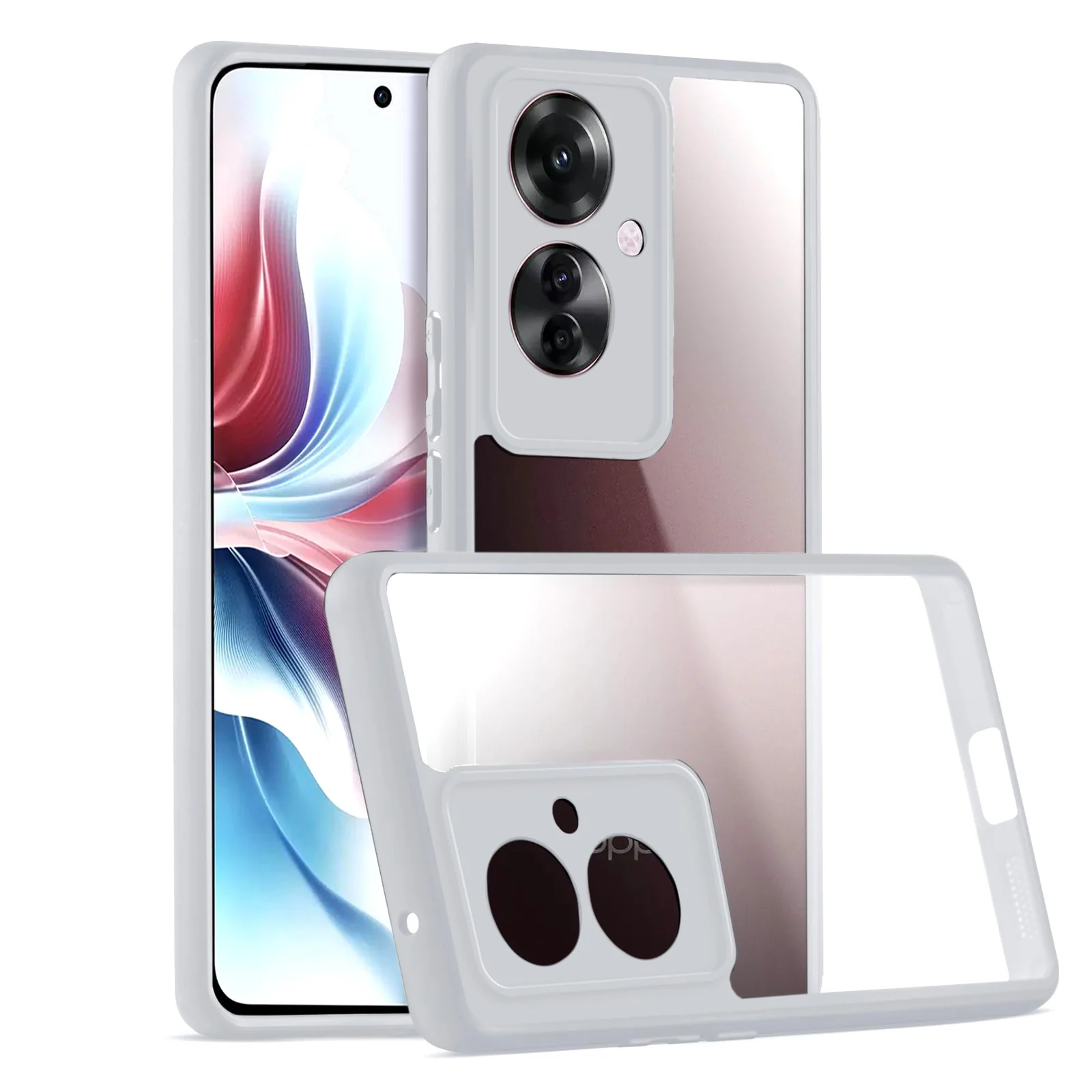 Oppo A79 5G / Oppo A2 5G Case Transparent / Military-Grade — DL3 Mobilak Clear TPU Case for OPPO A79 5G / OPPO A2 5G / OnePlus Nord N30 SE, Camera protection, Shock-absorbing protection, Scratch-resistant surface
