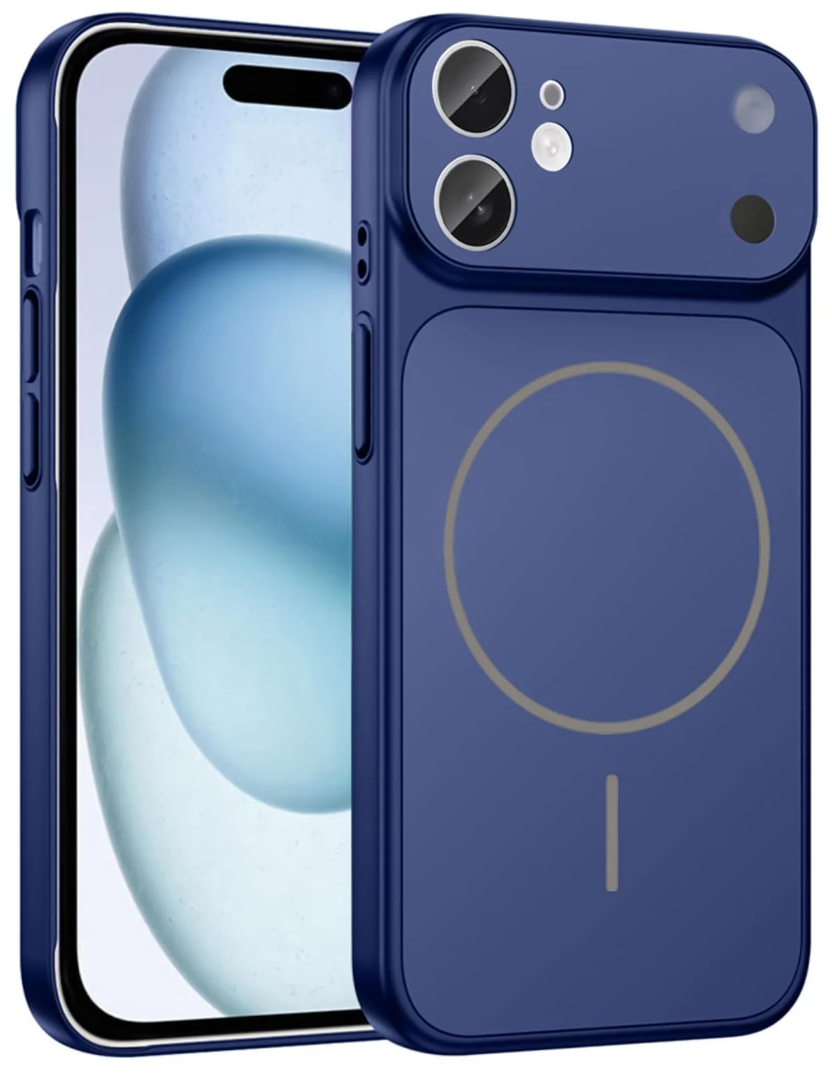 DL3 Mobilak PC Protective Case for iPhone 11, Compatible with MagSafe accessories, Supports wireless charging, Camera protection - Blue