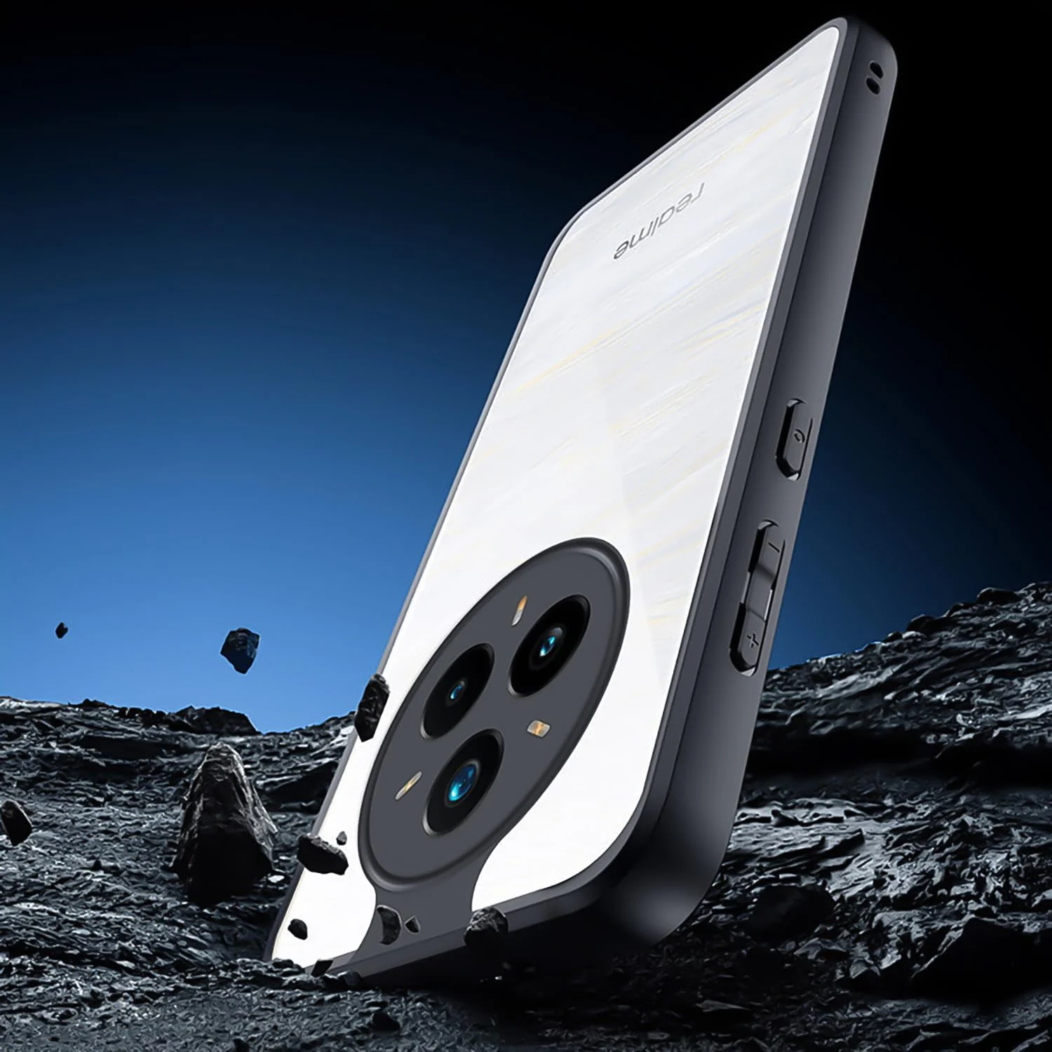 DL3 Mobilak Clear Protective Case for realme 14 Pro 5G - Black