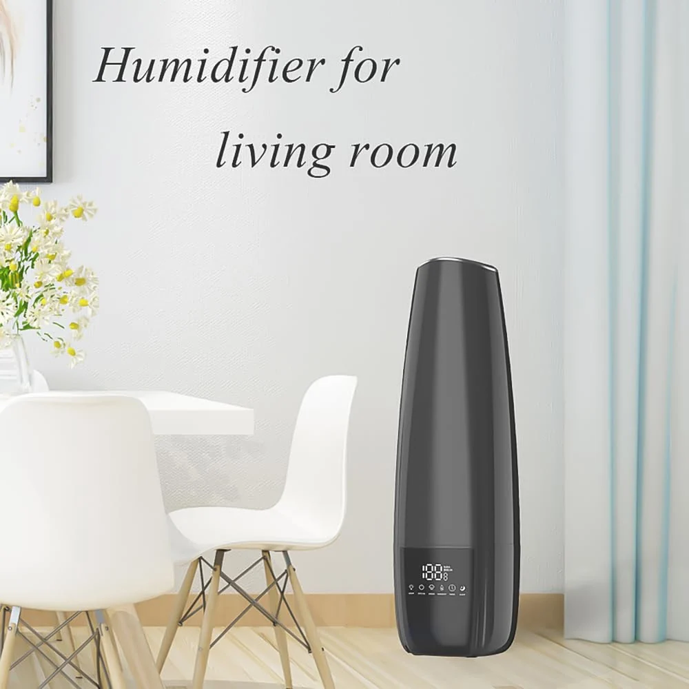 MOBIGON Smart 6.5 L Top-Fill Cool Mist Humidifier, Black