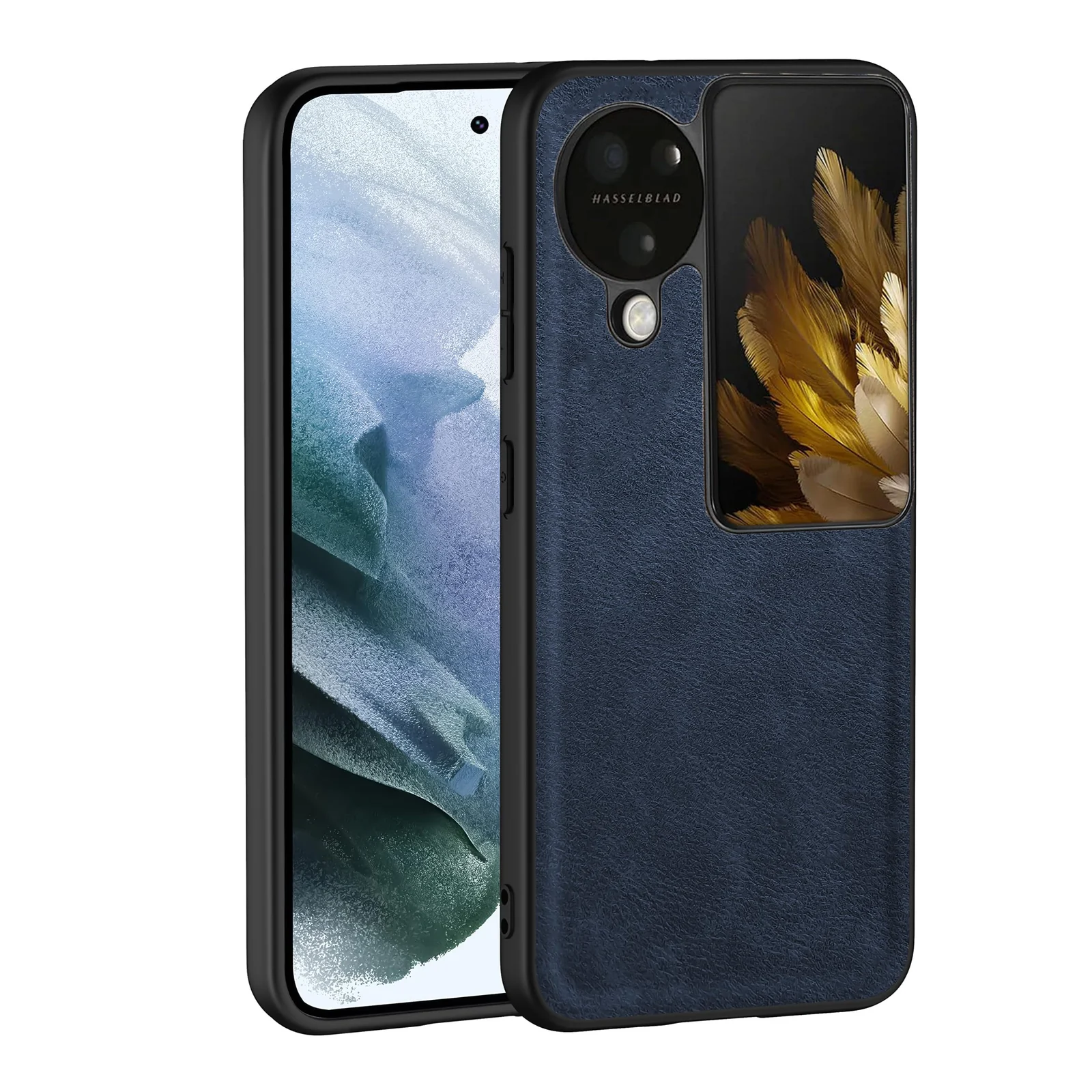 Dl3 Mobilak Case for Oppo Find N3 Flip Leather Case,Anti-Drop, Anti-Shock, Non-Slip Texture,Simple Cell Phong Cover (Gray)