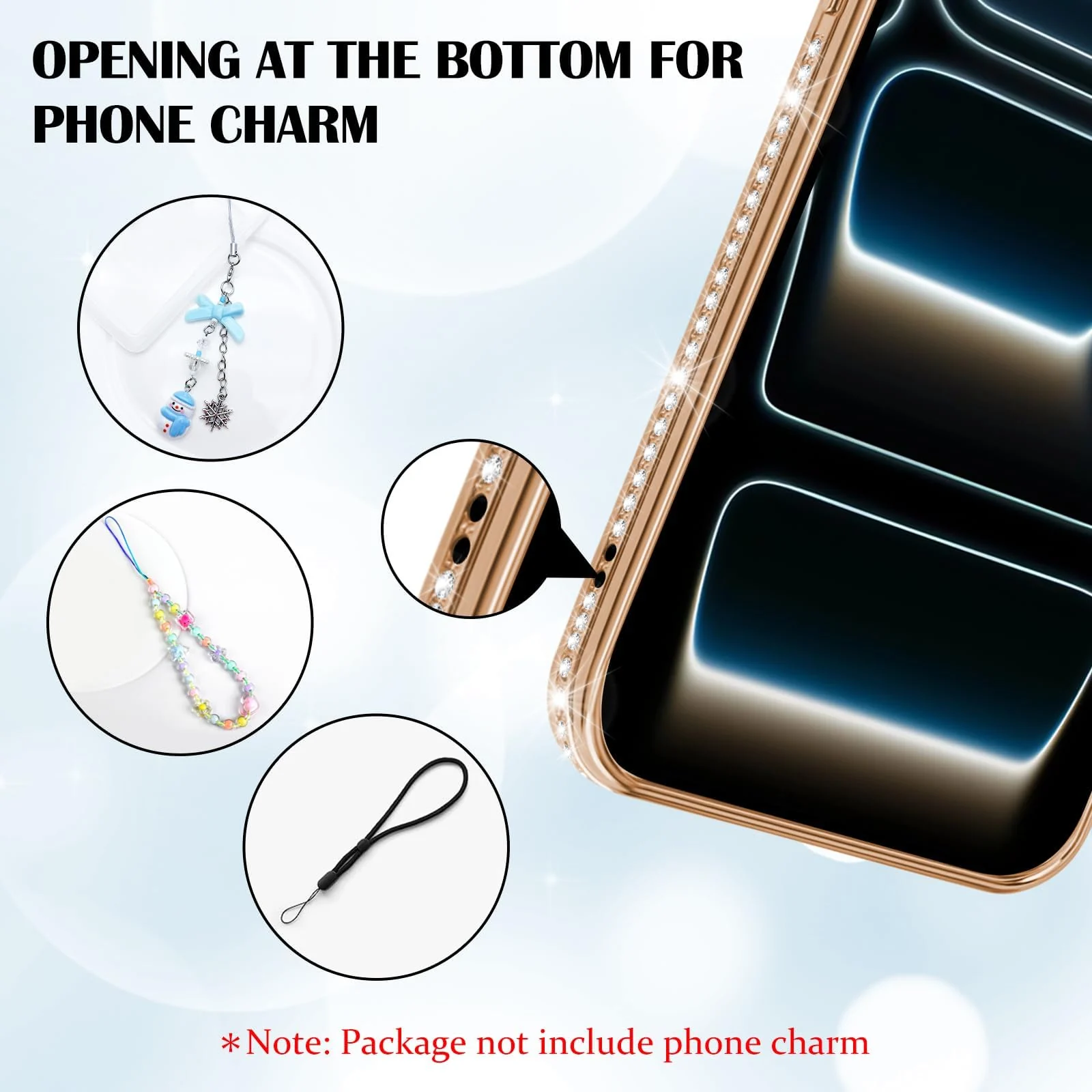 DL3 Mobilak MagSafe-Compatible Magnetic Case for iPhone 17 Pro with Camera Protection and Magnetic Car-Mount Support - Gold