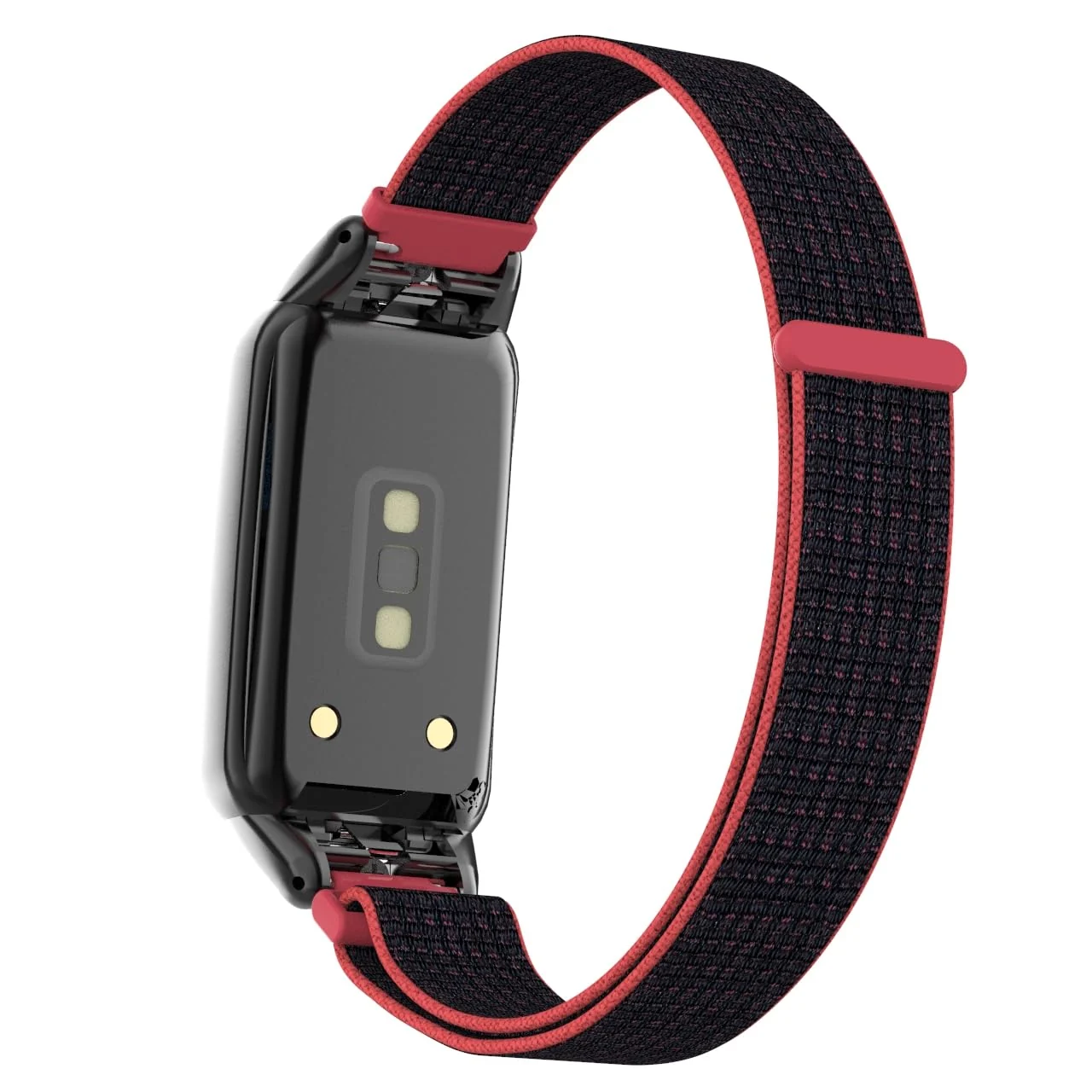 DL3 Mobilak Nylon Band for Honor Band 6/Huawei Band 6 Pro/Huawei Band 6, Nylon Watch Strap Sport Wristband Soft Replacement Watch Strap Adjusable Wrist for Women Men - Shiny pink