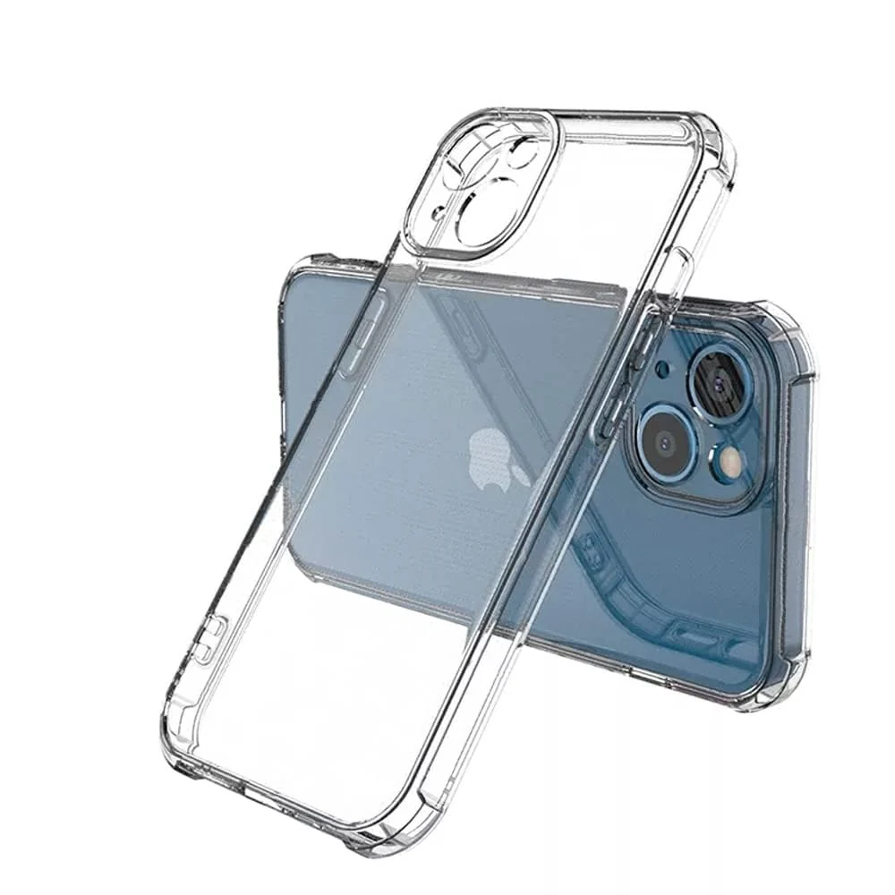 DL3 Mobilak Clear TPU Protective Case for iPhone with Camera Protection and Shockproof Design - Clear