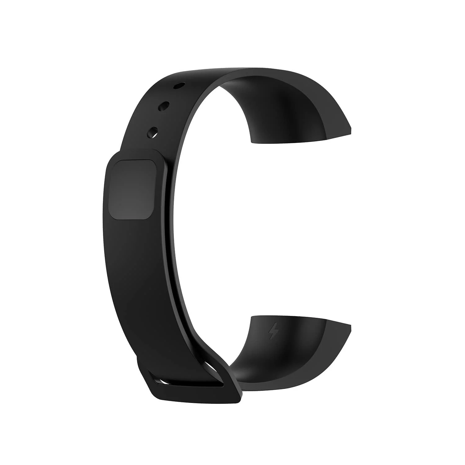DL3 Mobilak Smart Watch Strap for Xiaomi Mi Band 4C & Redmi Smart Band, Sport Silicone Watch Band Wrist Strap, Replacement Bracelet Wristband Wrist Strap - Black