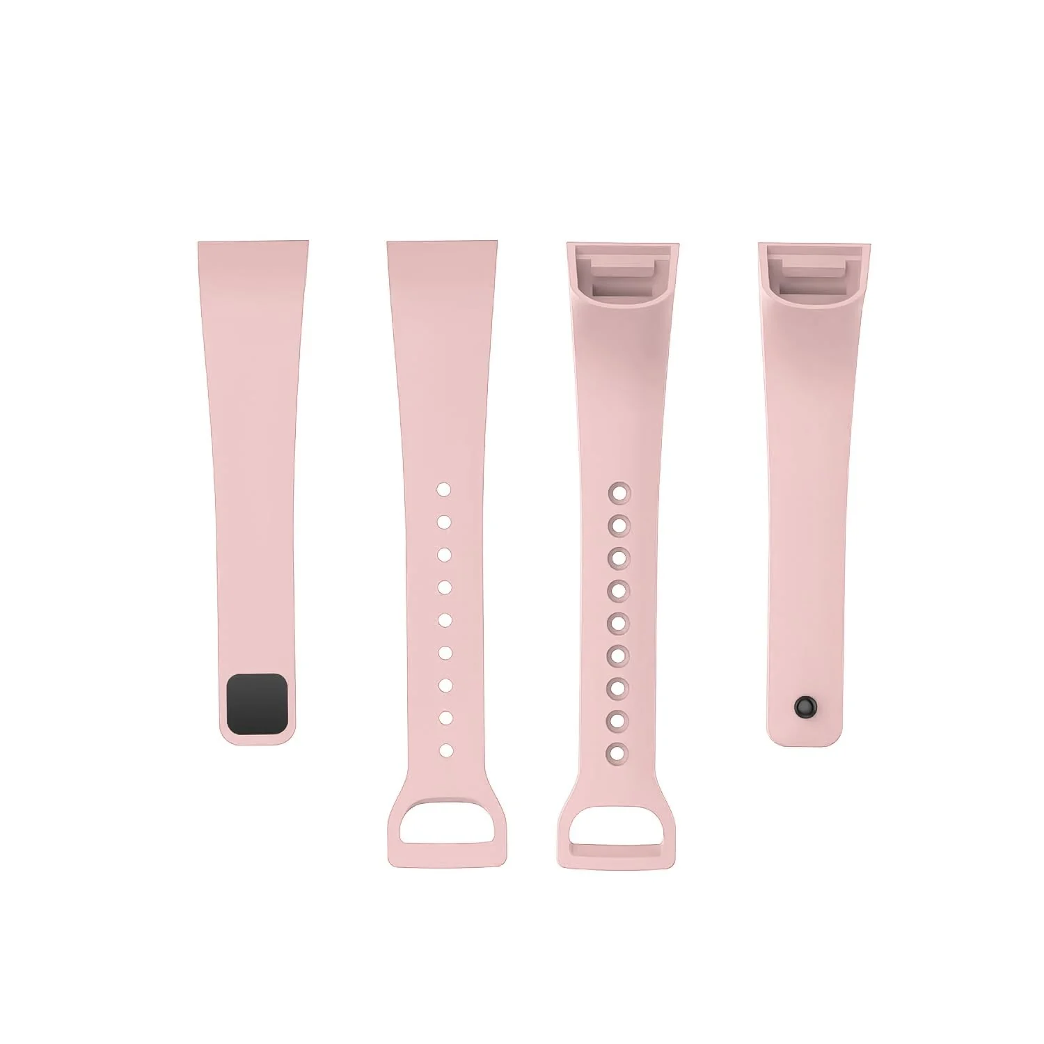 DL3 Mobilak Smart Watch Strap for Xiaomi Mi Band 4C & Redmi Smart Band, Sport Silicone Watch Band Wrist Strap, Replacement Bracelet Wristband Wrist Strap - Pink