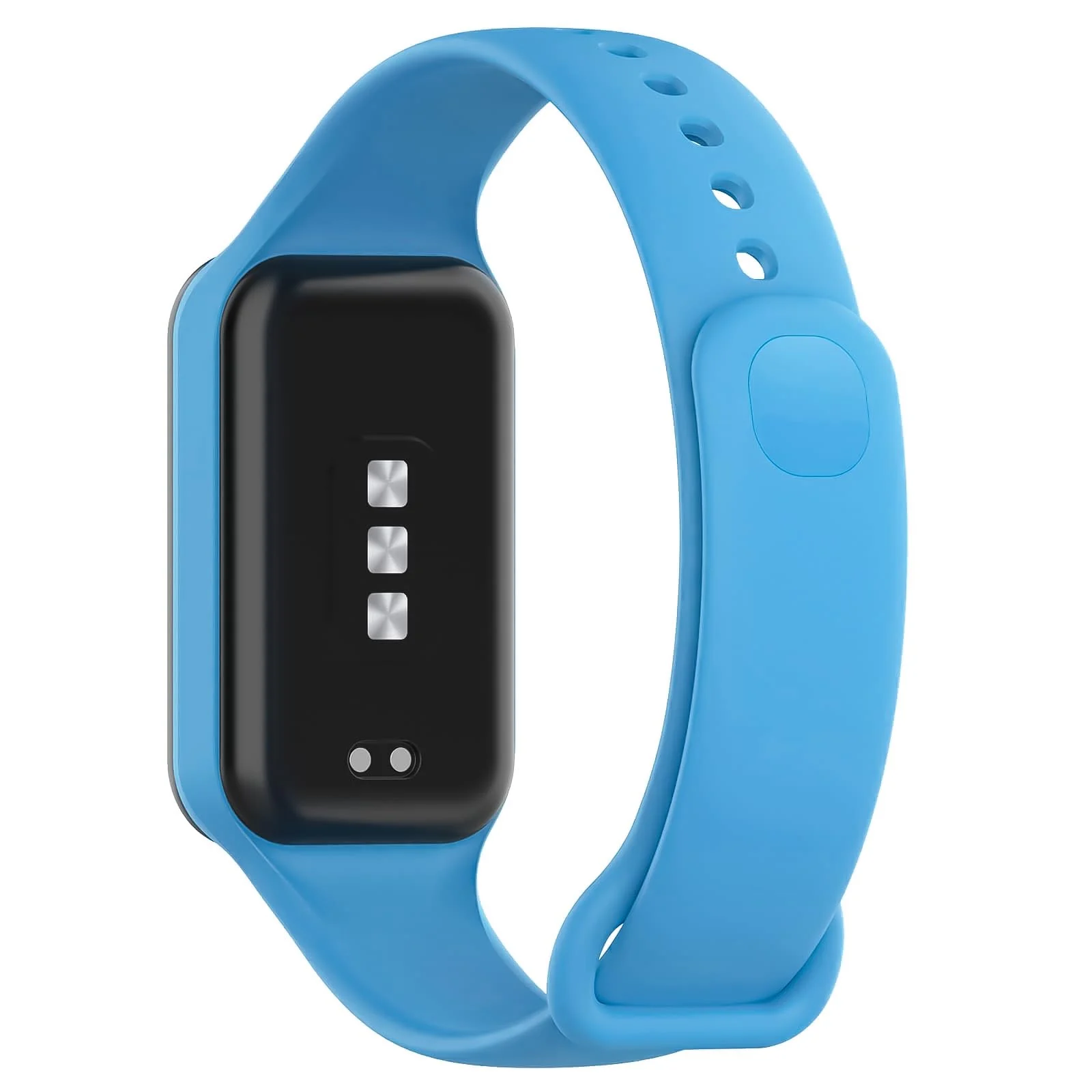 DL3 Mobilak Smart Watch Strap for Xiaomi Redmi Band 2, Sport Silicone Watch Band Wrist Strap, Replacement Bracelet Wristband Wrist Strap for Xiaomi Redmi Smart Band2 Accessories - Sky Blue