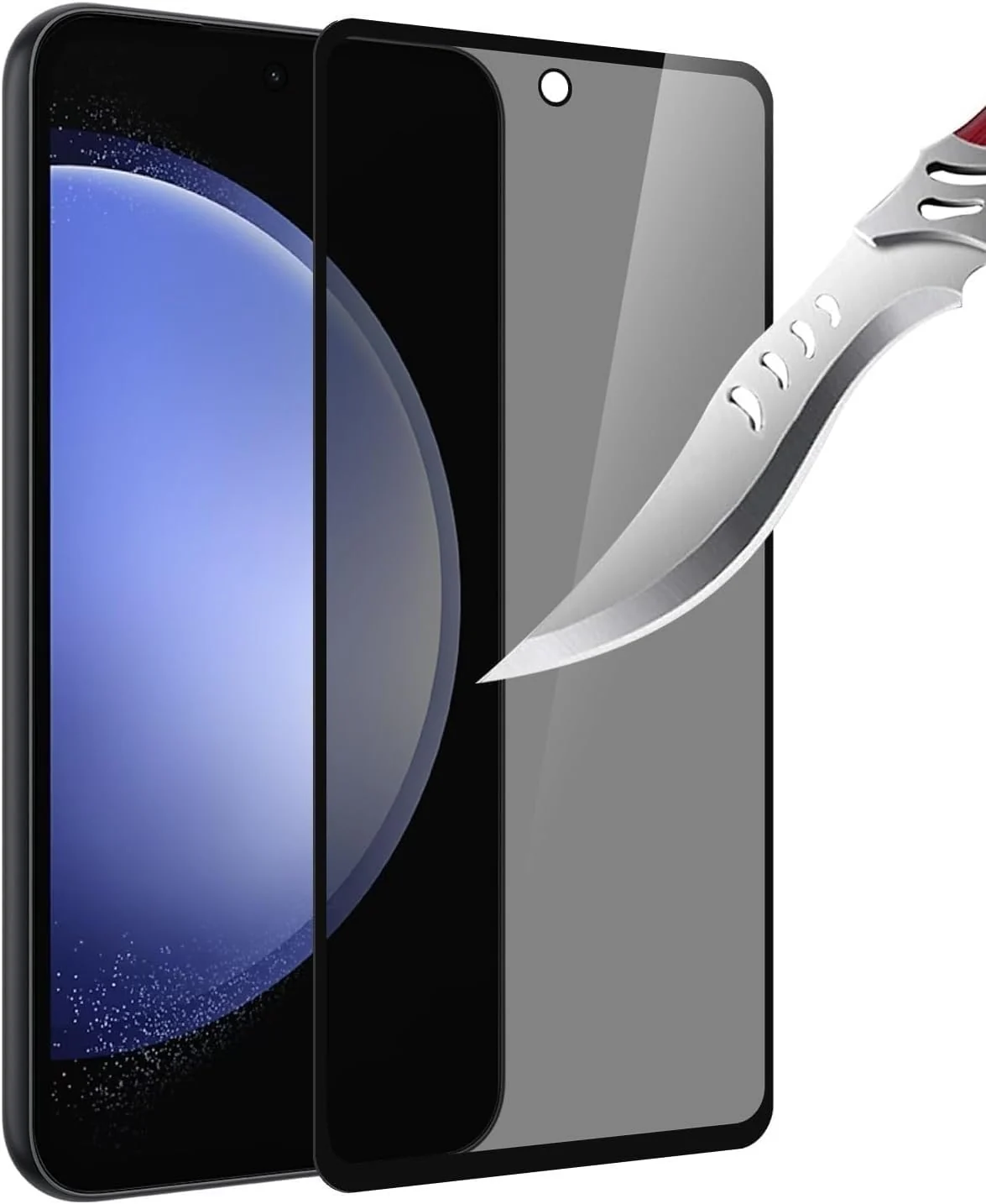 DL3 Mobilak Privacy Full Glass Screen Protector For Samsung Galaxy A55 - Black
