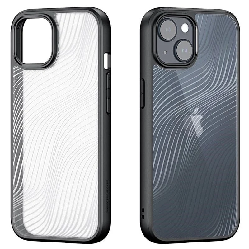 DL3 Mobilak Compatible with iPhone 15 Case 6.1 Case Waterproof, Full-Body Heavy Duty Shockproof Phone Case, Translucent Matte Cover, Built-in Camera Lens Protective - Black