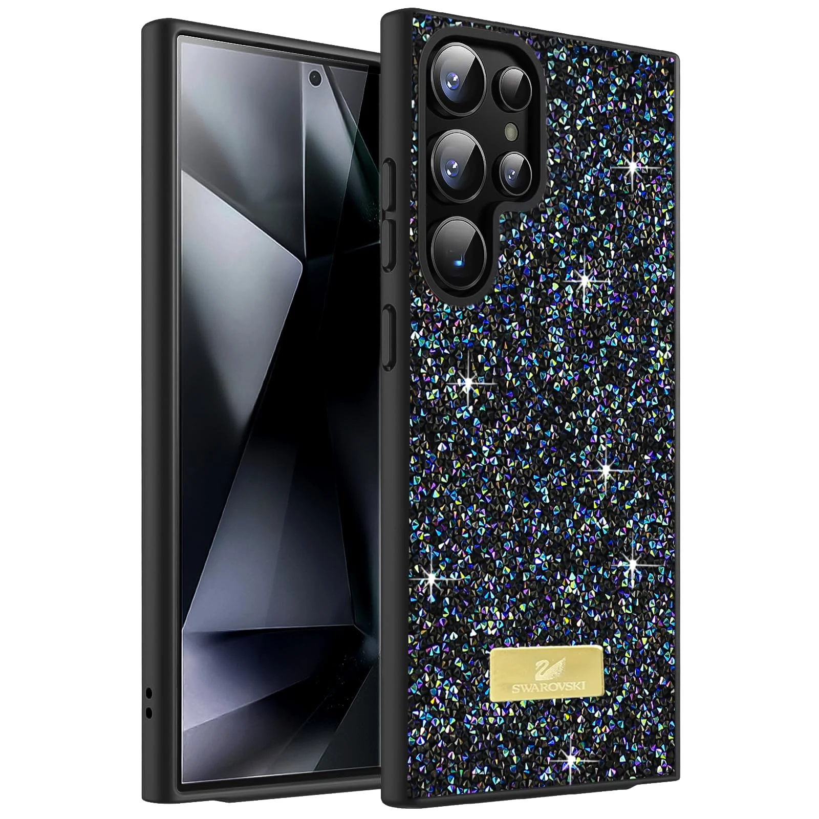 DL3 Mobilak Case for Samsung Galaxy S23 Ultra Glitter, Sparkle Diamond Crystal Bling with Bling, Thin Lightweight Full Body Shockproof Anti-Scratch Protective Cover