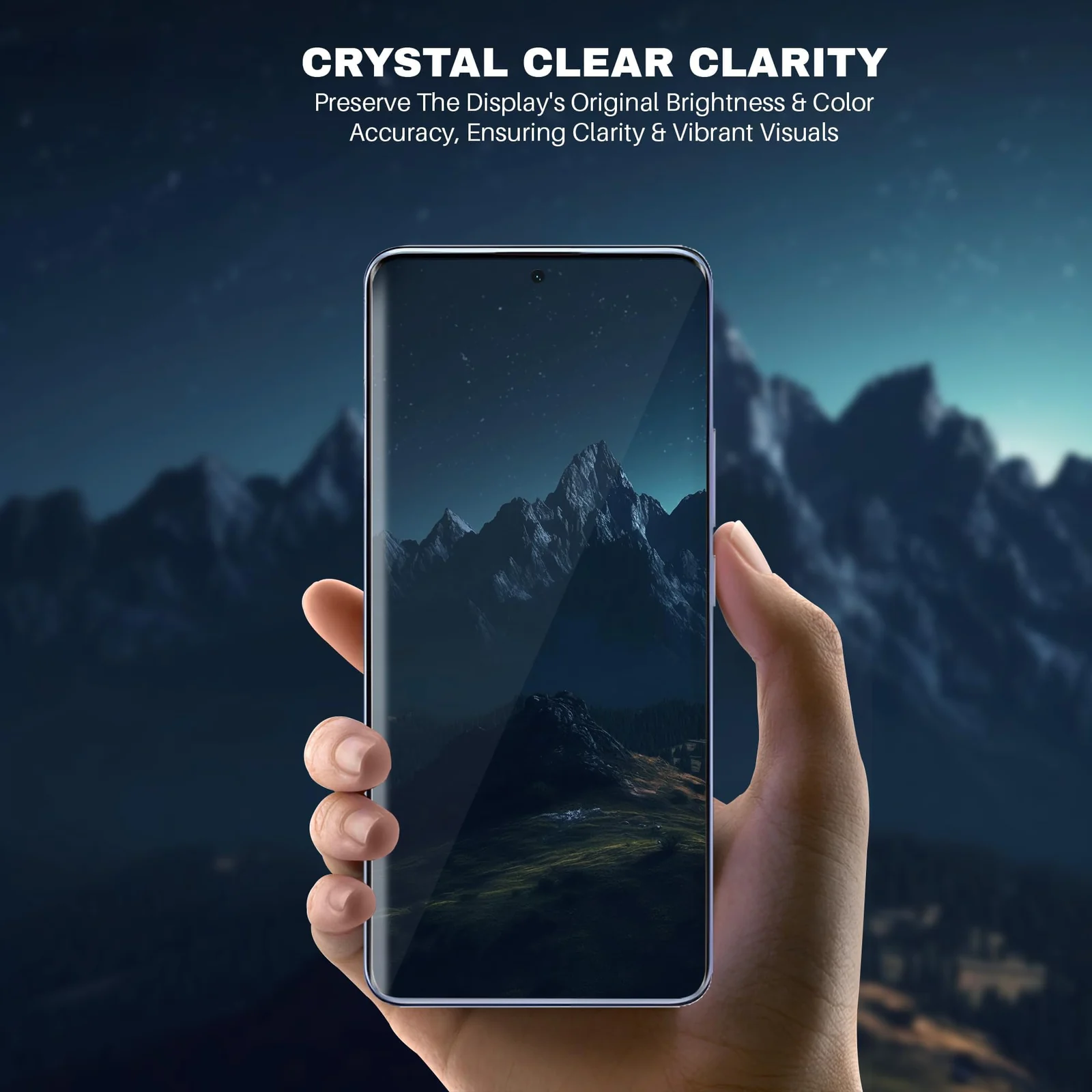 DL3 Mobilak Screen Protector Compatible with Motorola Edge 50 Fusion/Compatible with Motorola Moto G85 5G Full Screen adhesive HD - Clear