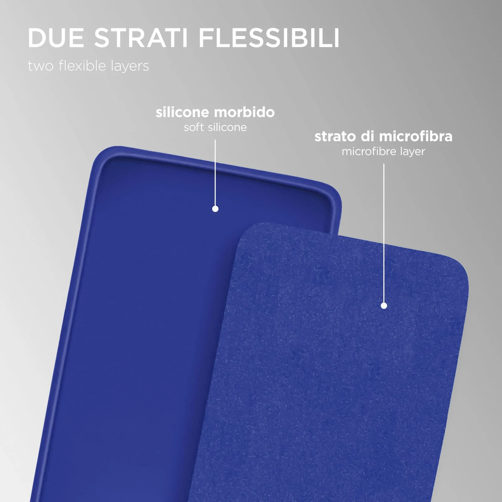 DL3 Mobilak Silicone Protective Case for Xiaomi Mi Note 10 Lite, Shock-absorbing protection, Scratch-resistant surface, Soft microfiber lining - Pepsi